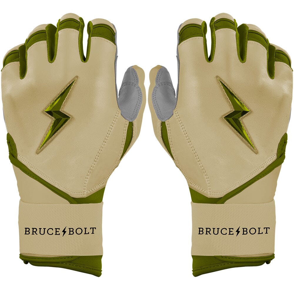 Premium Pro Long Cuff Batting Gloves with Reinforced Leather | Patriot Series