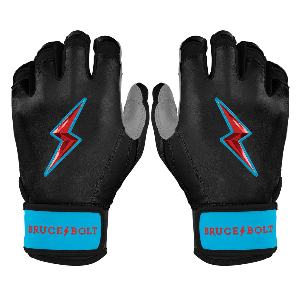 Premium Pro Batting Gloves with Reinforced Palm & Cabretta Leather | Bruce Bolt