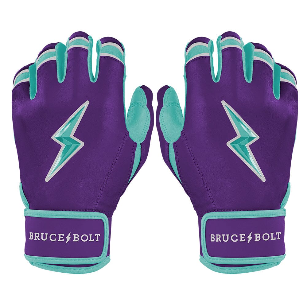 Premium Short Cuff Batting Gloves with Reinforced Palm | Marte Purple