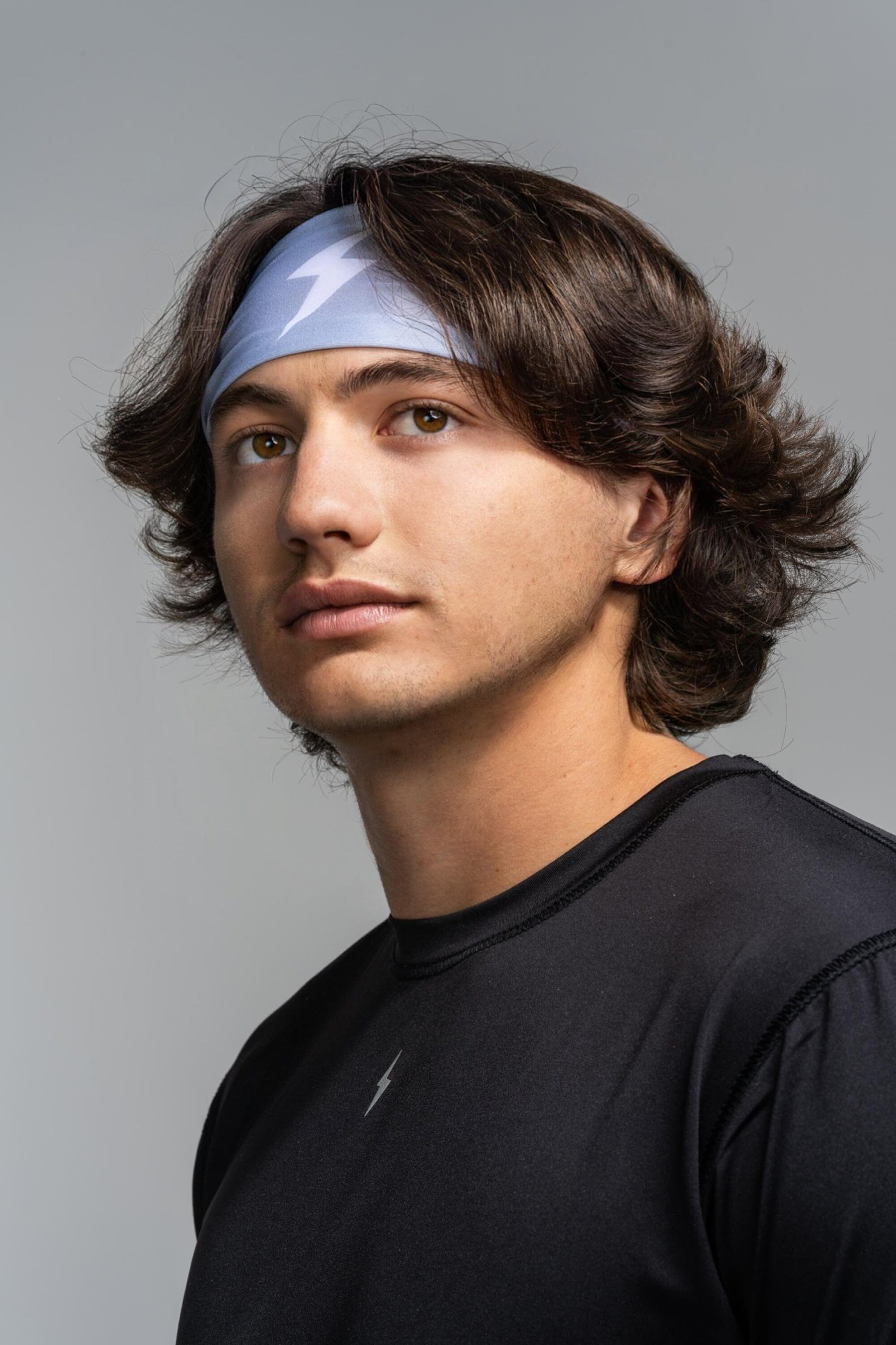 Performance Headband for Workouts & Sports | BRUCE BOLT Grey