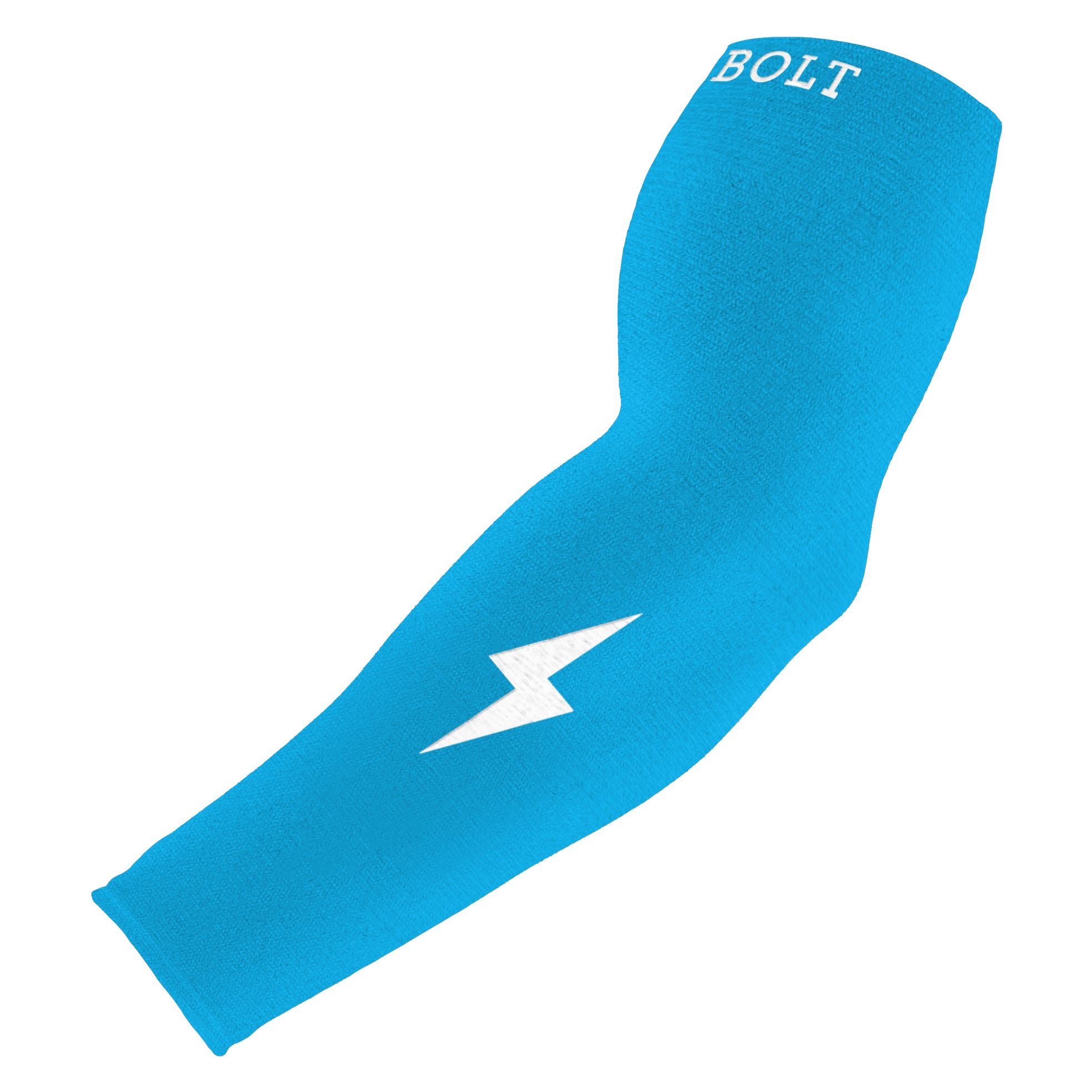 Graduated Compression Arm Sleeve for Baseball & Recovery | Bruce Bolt Miami Blue
