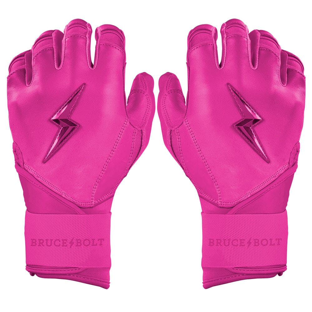 Premium Long Cuff Batting Gloves with Double Reinforced Palm | Bruce Bolt Pro Clark Series