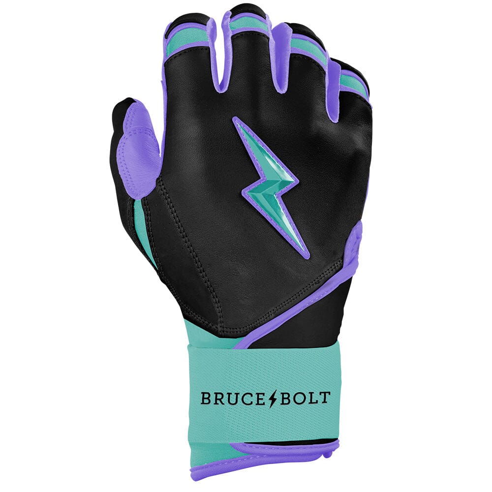 Premium Long Cuff Batting Gloves with Cabretta Leather | Bruce Bolt Moonshots