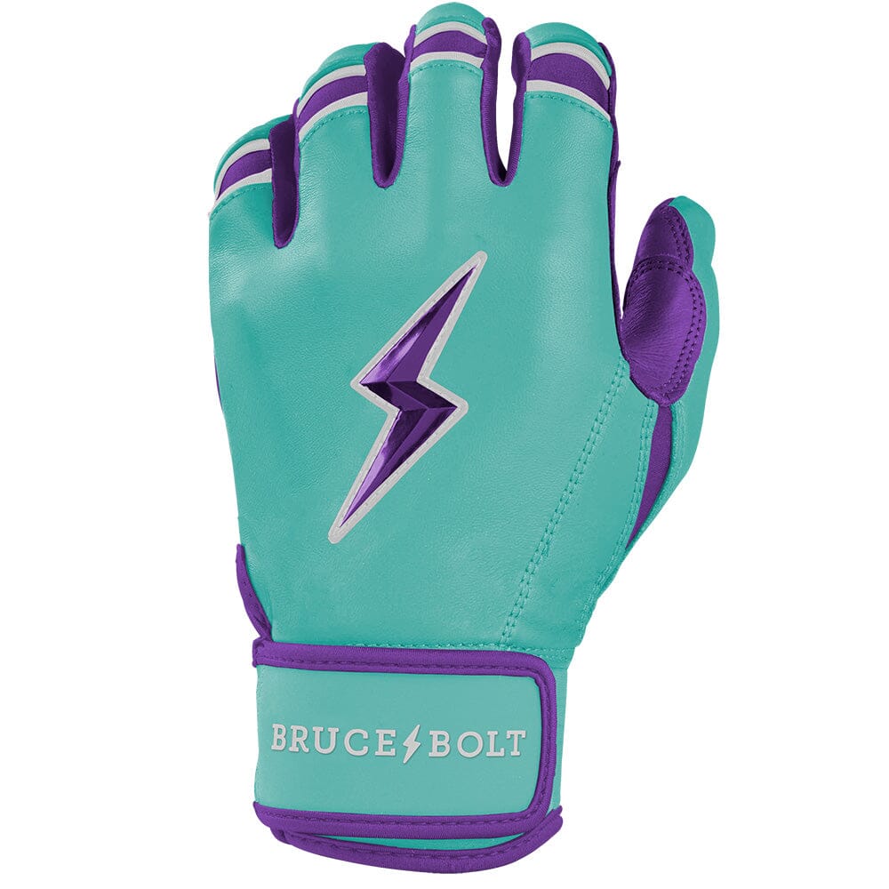 Premium Short Cuff Batting Gloves with Cabretta Leather | Marte Teal