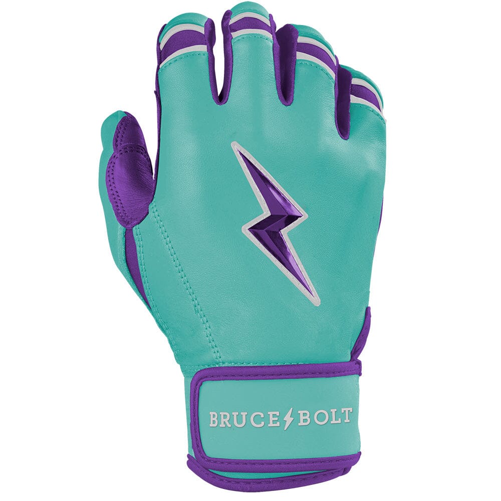 Premium Short Cuff Batting Gloves with Cabretta Leather | Marte Teal