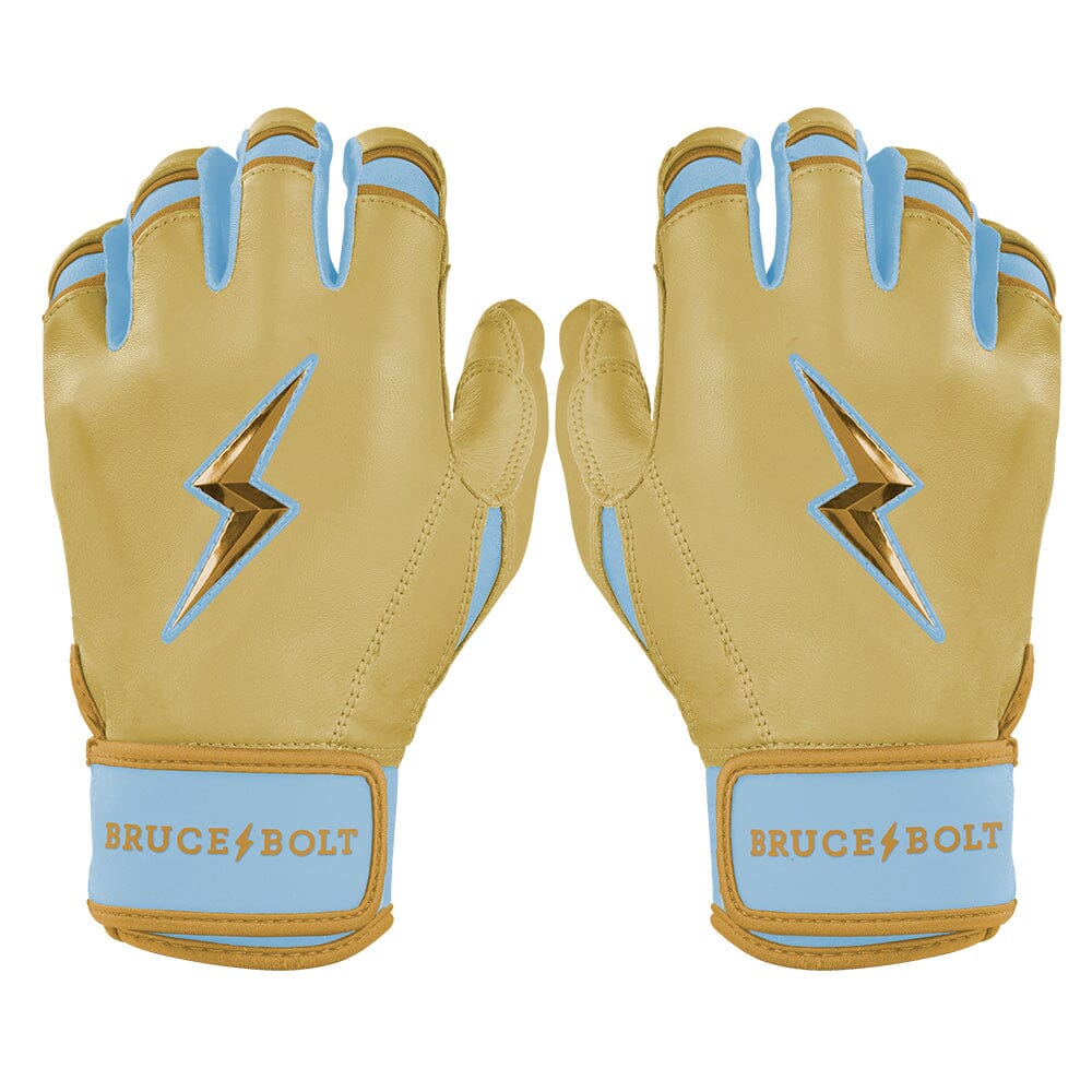 Premium Short Cuff Batting Gloves with Cabretta Leather | Rainer Ivory