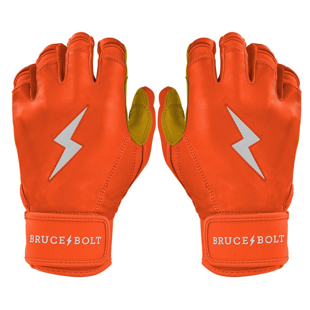 Premium Pro Short Cuff Batting Gloves with Reinforced Palm | Bruce Bolt