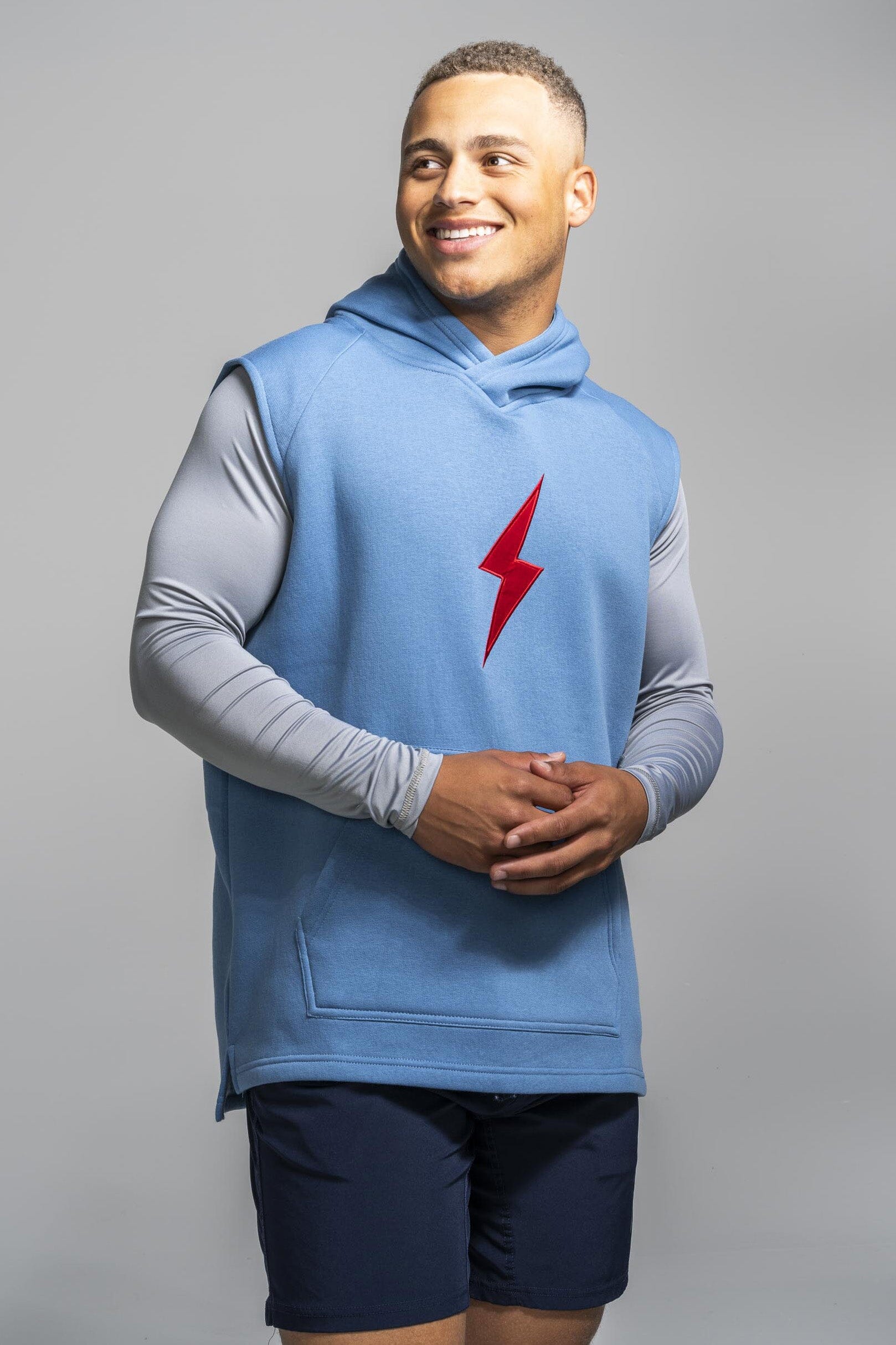 Sleeveless Hoodie for Athletes | BRUCE BOLT Cotton Blend