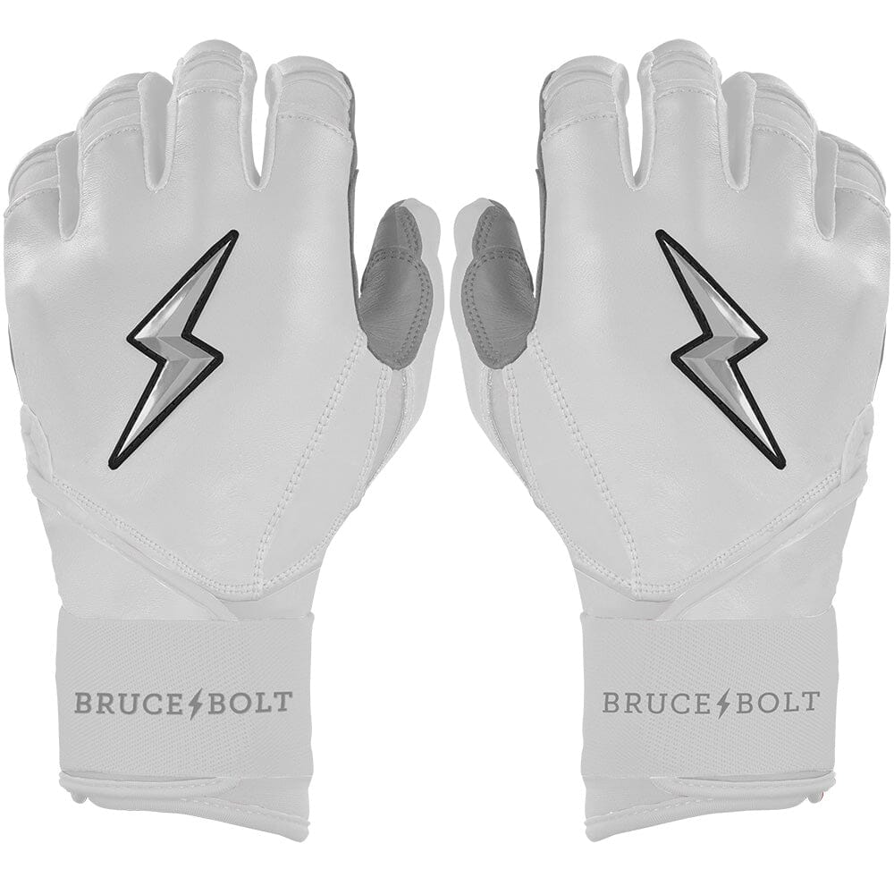 Premium Long Cuff Batting Gloves with Double Reinforced Palm | Bruce Bolt