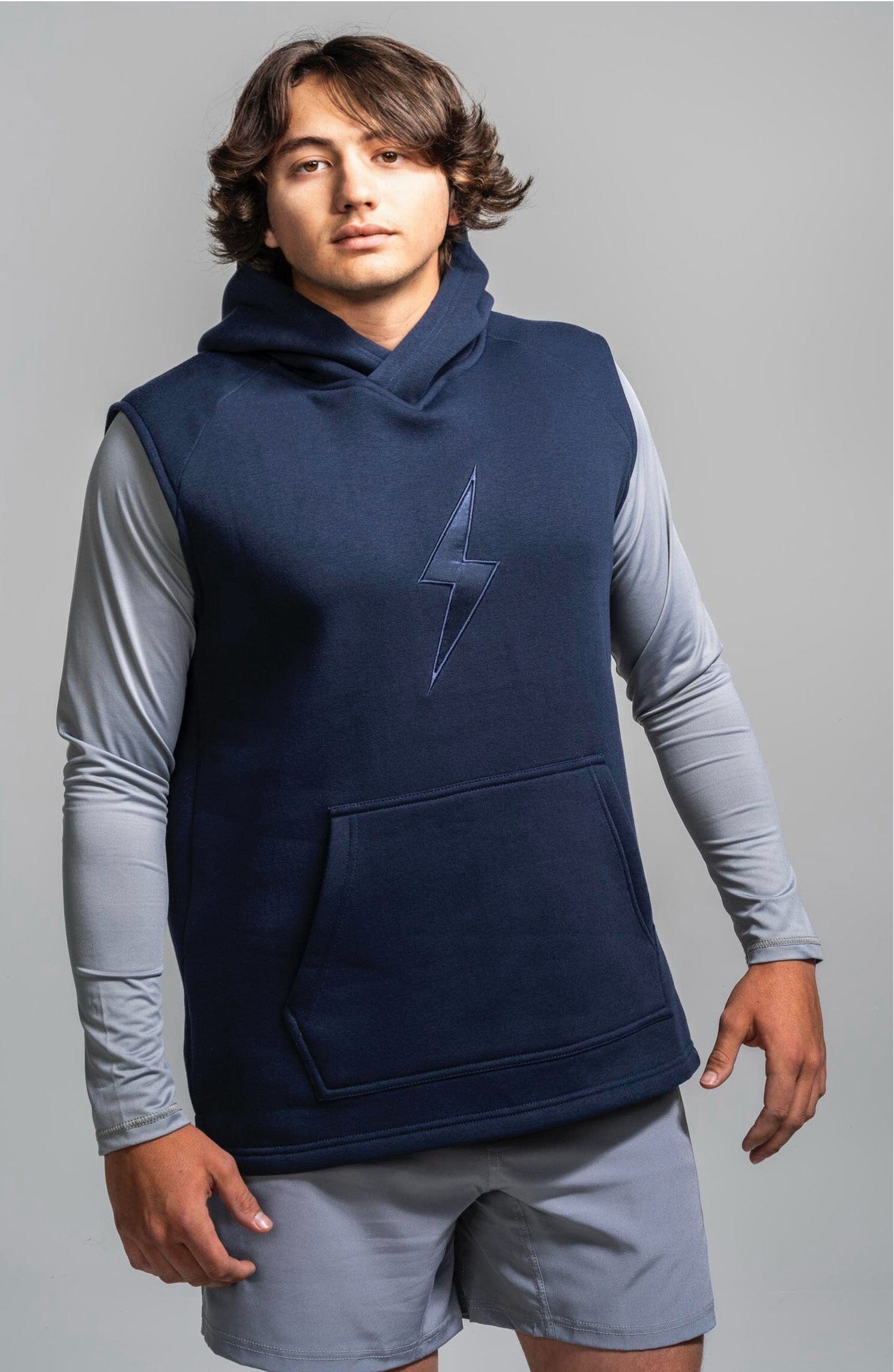 Sleeveless Hoodie for Athletes - Cotton Blend & Lightweight | BRUCE BOLT