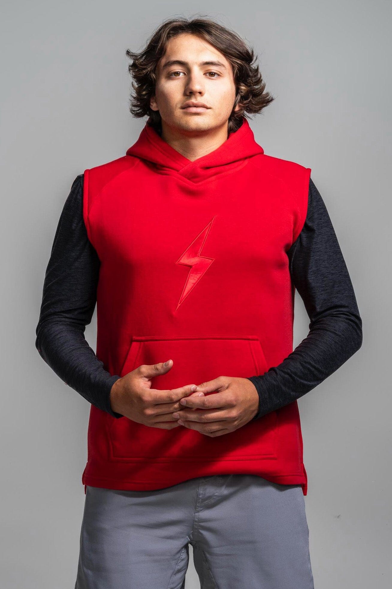 Sleeveless Hoodie for Athletes | Cotton-Poly Blend | Bruce Bolt