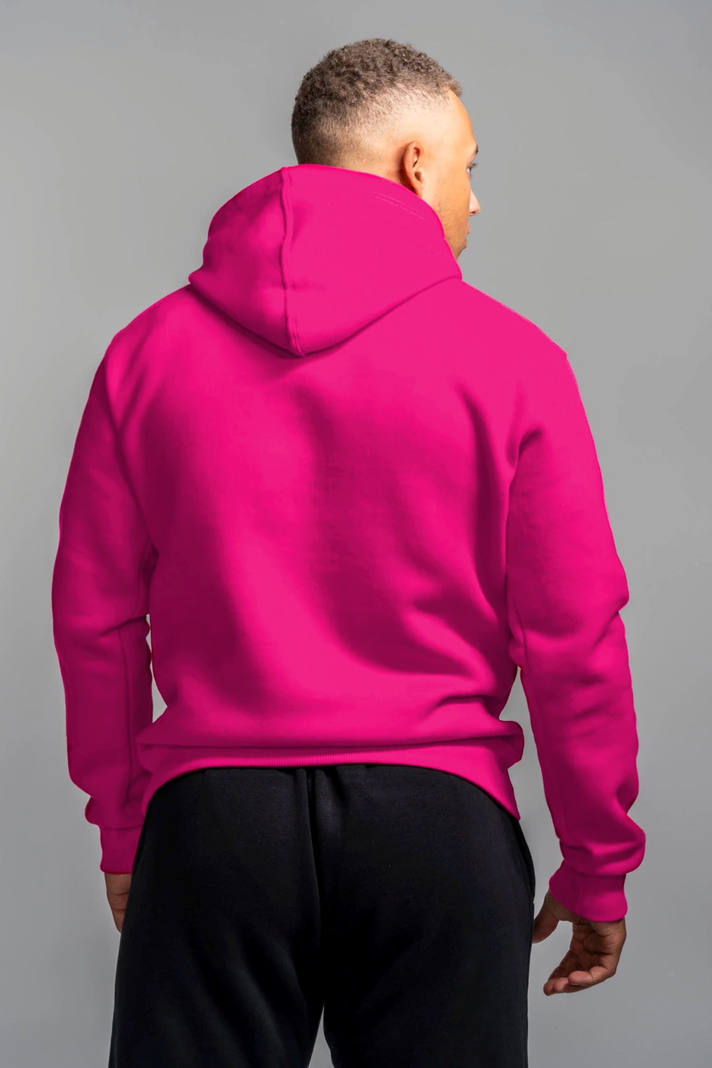 Soft Cotton Blend Hoodie for Baseball & Training | Bruce Bolt Pink