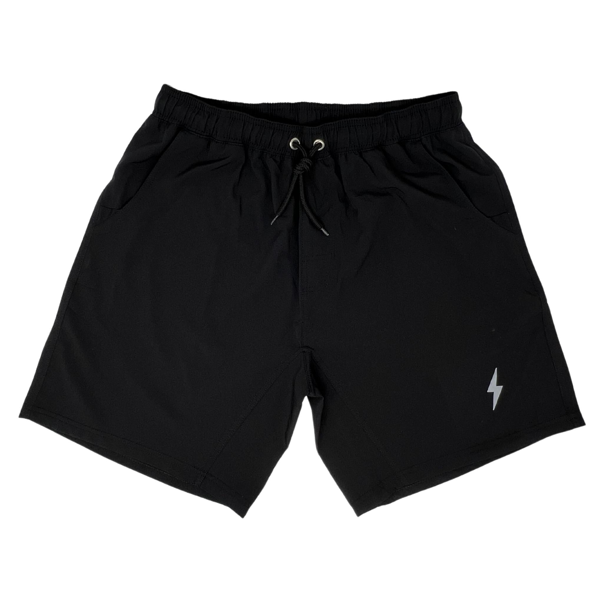 Lightweight 7" Stretch Shorts with Pockets & Reflective Bolt | Bruce Bolt