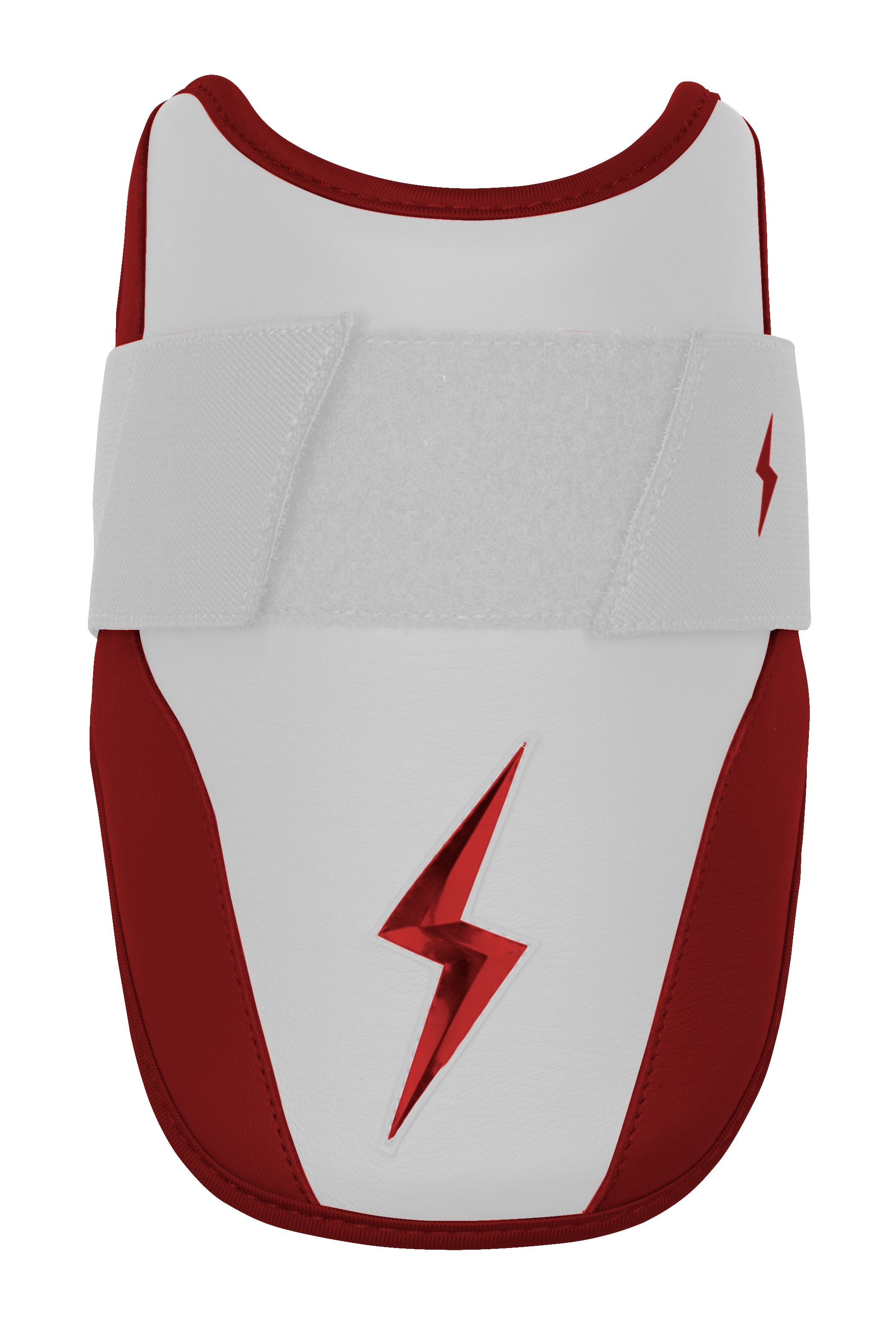 Baseball Elbow Guard with Moldable Shell & Sharkskin Grip | BRUCE BOLT Chrome