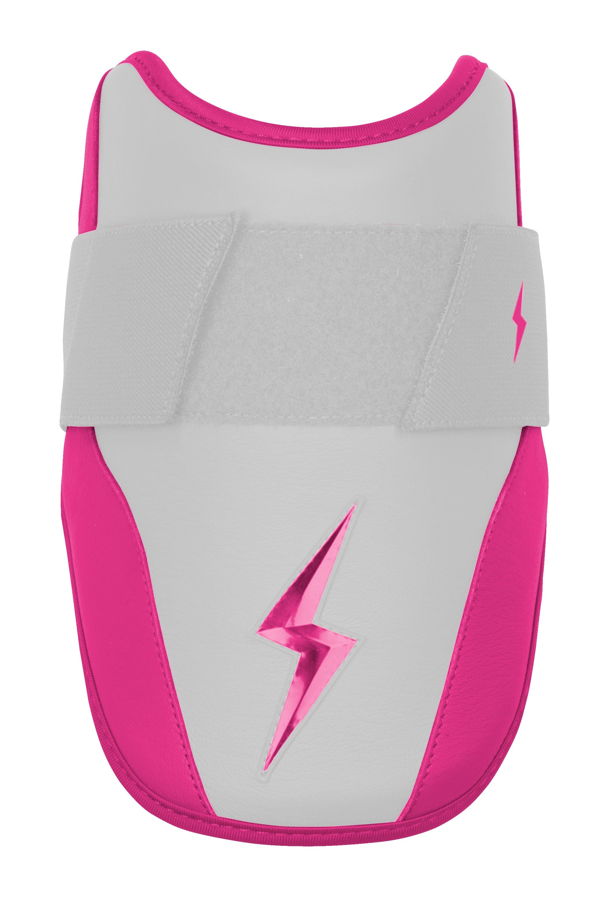Pink Baseball Elbow Guard with Moldable Shell & Sharkskin Liner | BRUCE BOLT Chrome Series