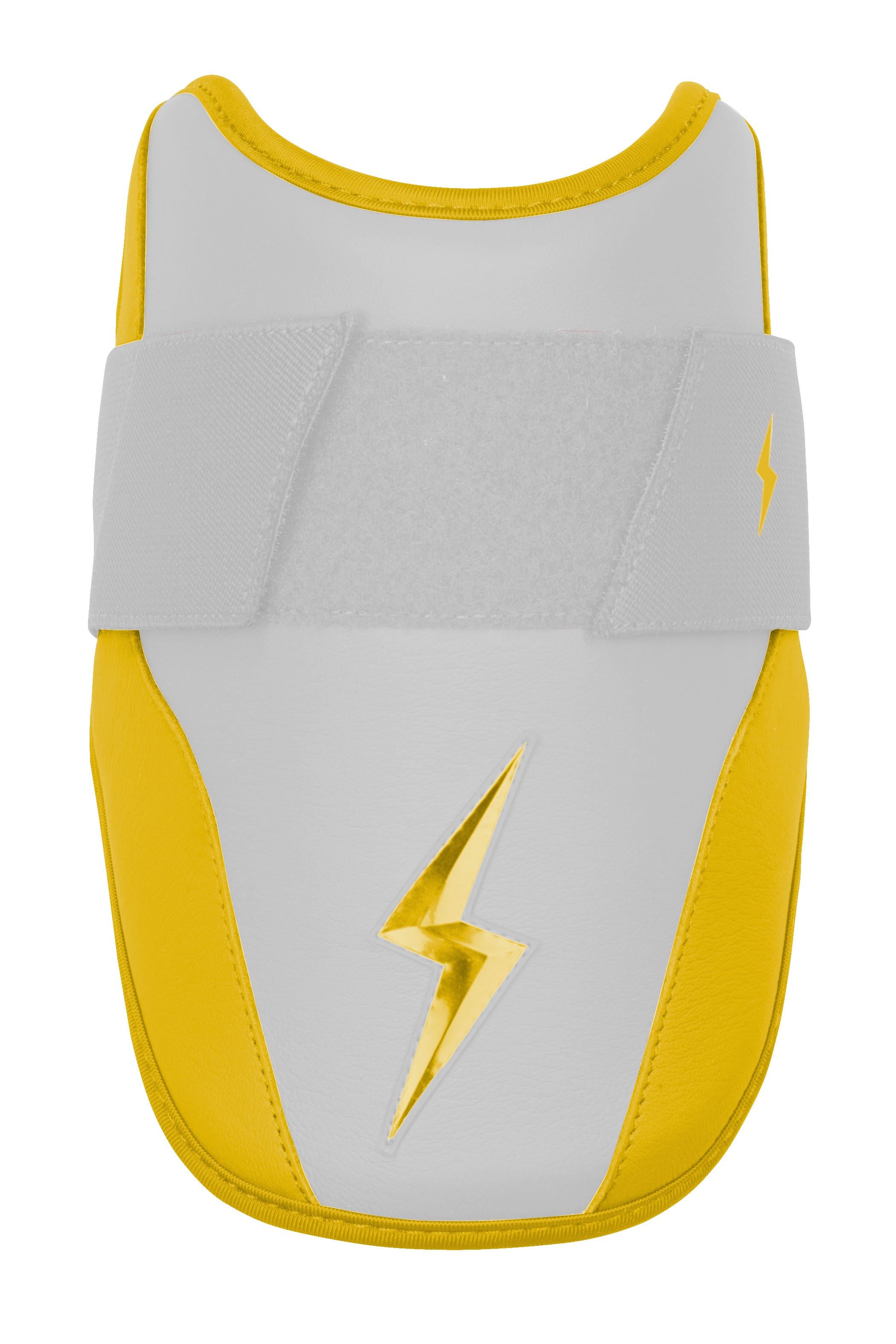 Premium Baseball Elbow Guard with Sharkskin Grip & Strap | BRUCE BOLT Chrome