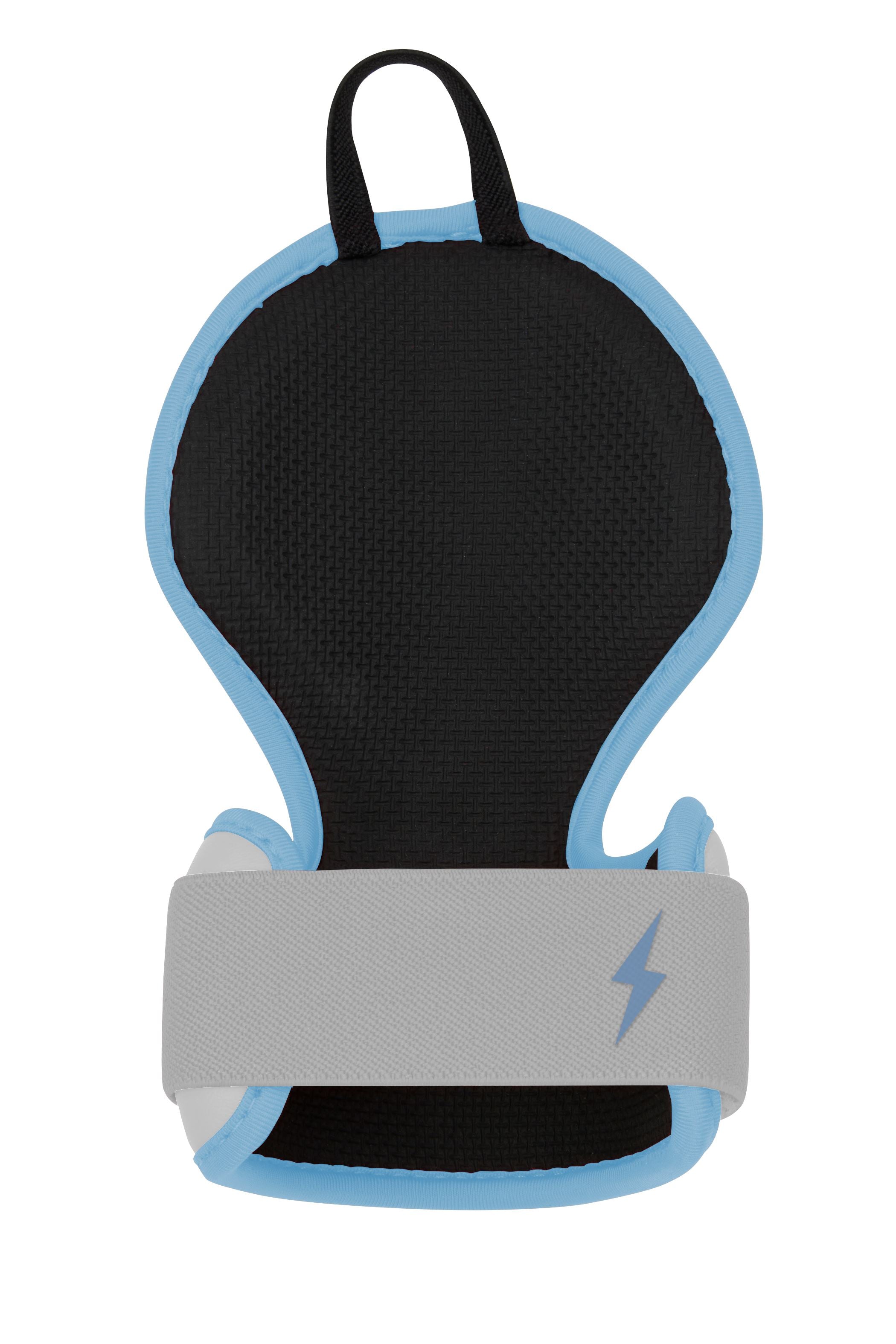 Baby Blue Baseball Hand Guard with Moldable Shell & Leather | BRUCE BOLT Chrome Series