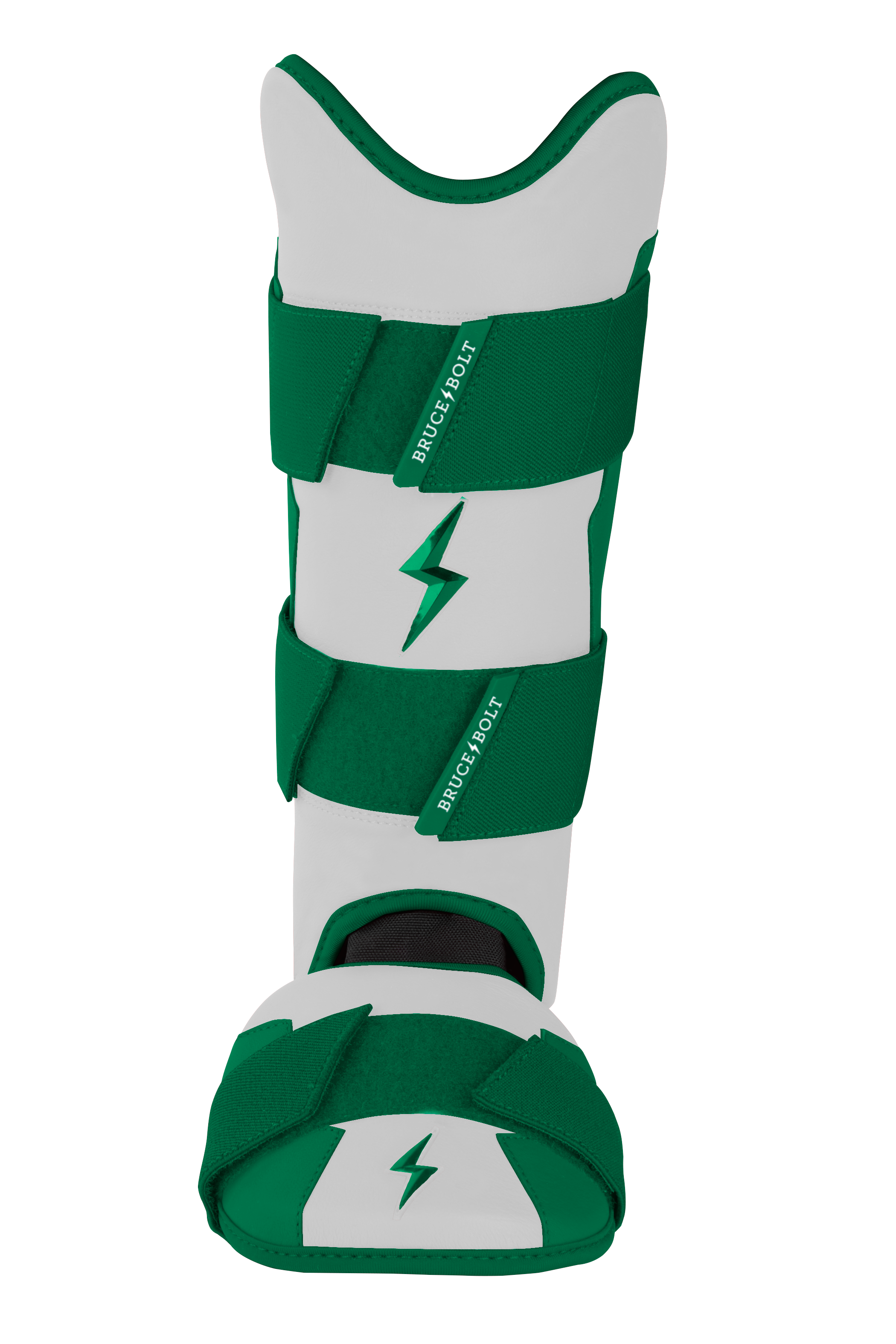 Premium Baseball Leg Guard with Moldable Shell & Sharkskin Inner | BRUCE BOLT Chrome Series