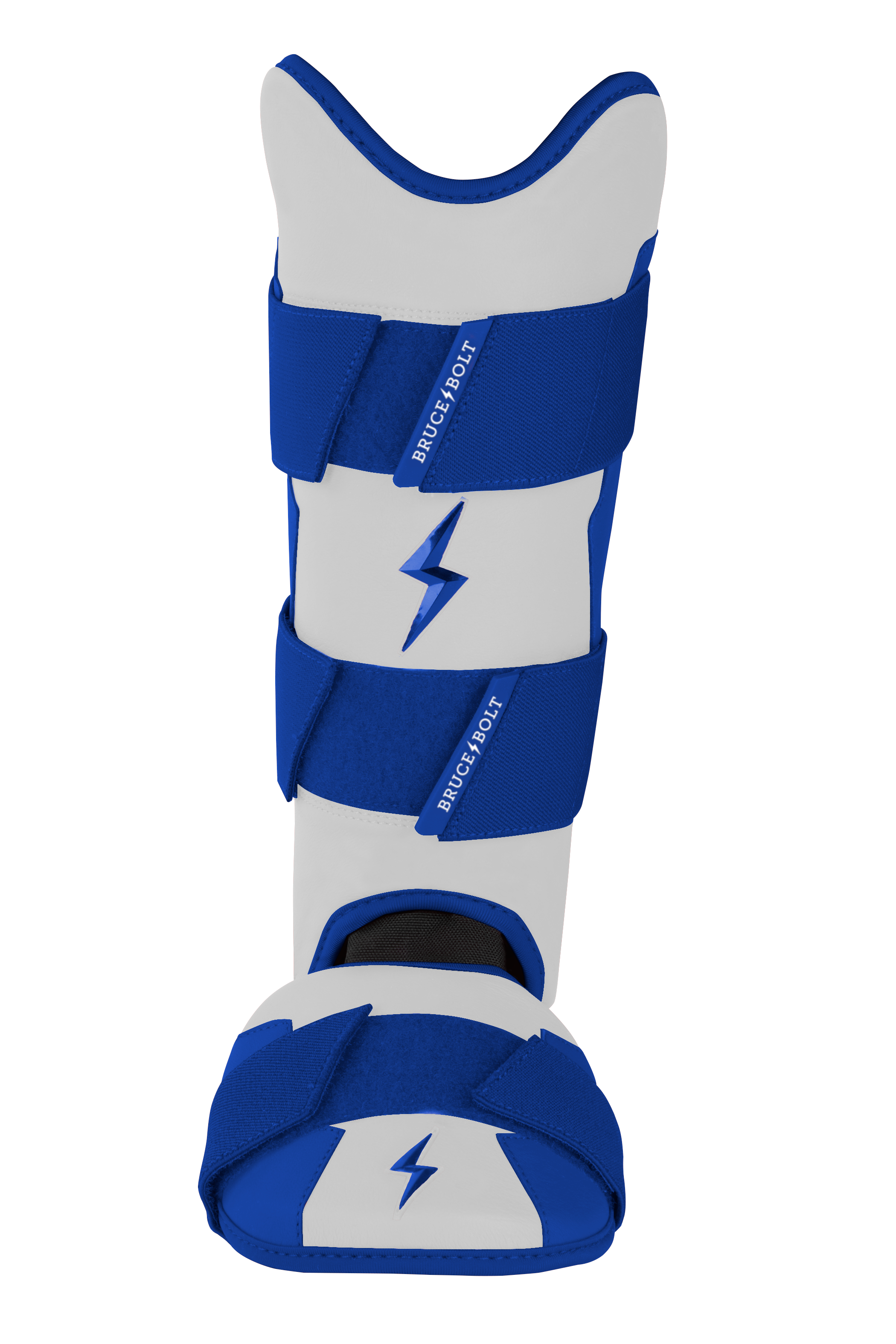 Premium Baseball Leg Guard with Moldable Shell & Sharkskin Lining | BRUCE BOLT Chrome