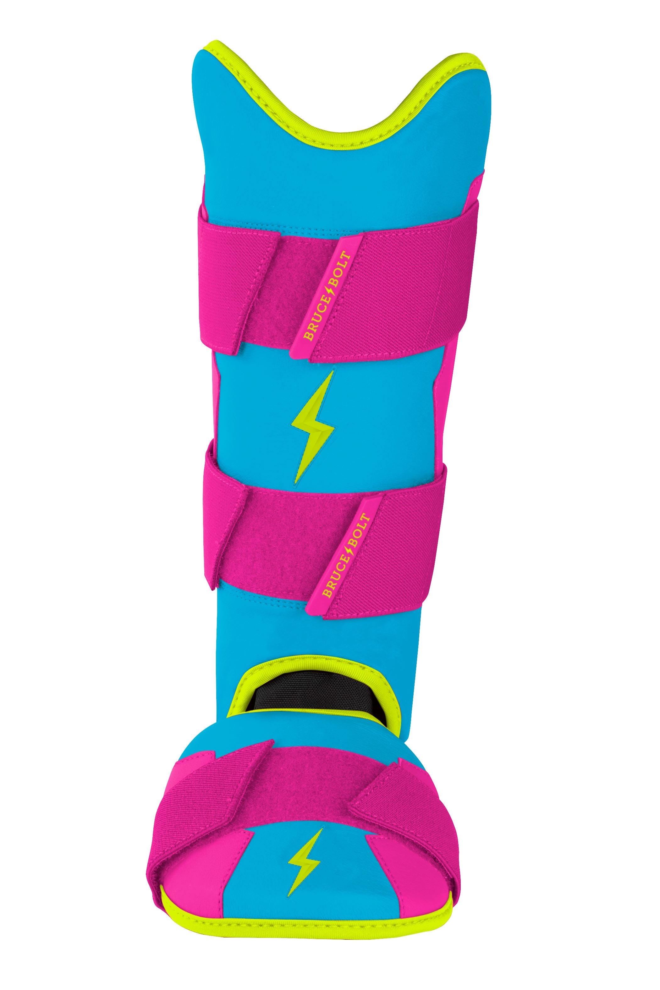 Premium Baseball Leg Guards with Moldable Shell & Shark Skin Grip | BRUCE BOLT