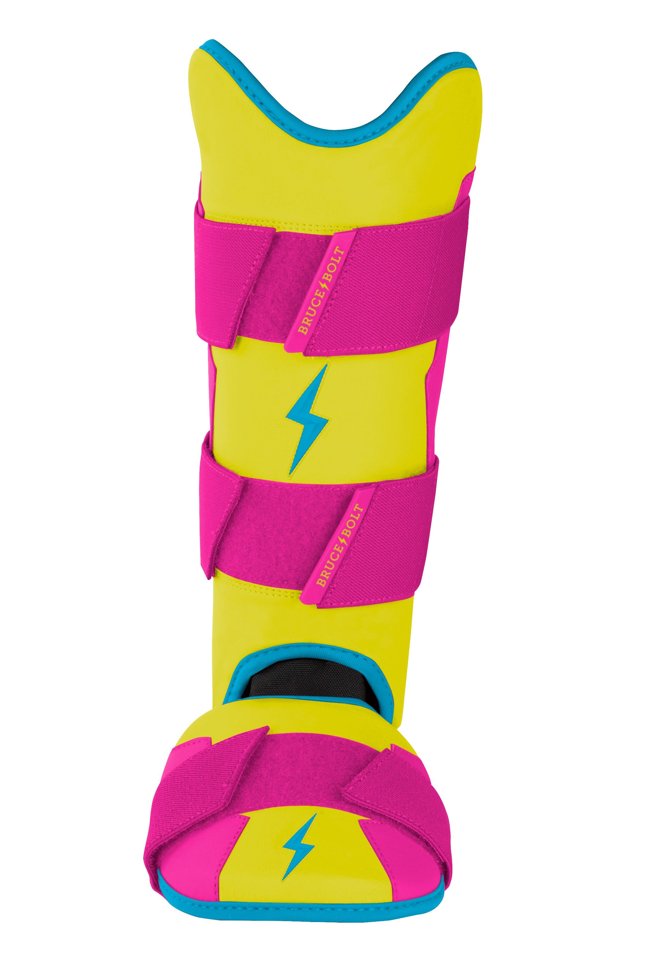 Premium Baseball Leg Guard with Moldable Shell & Shark Skin Grip | BRUCE BOLT
