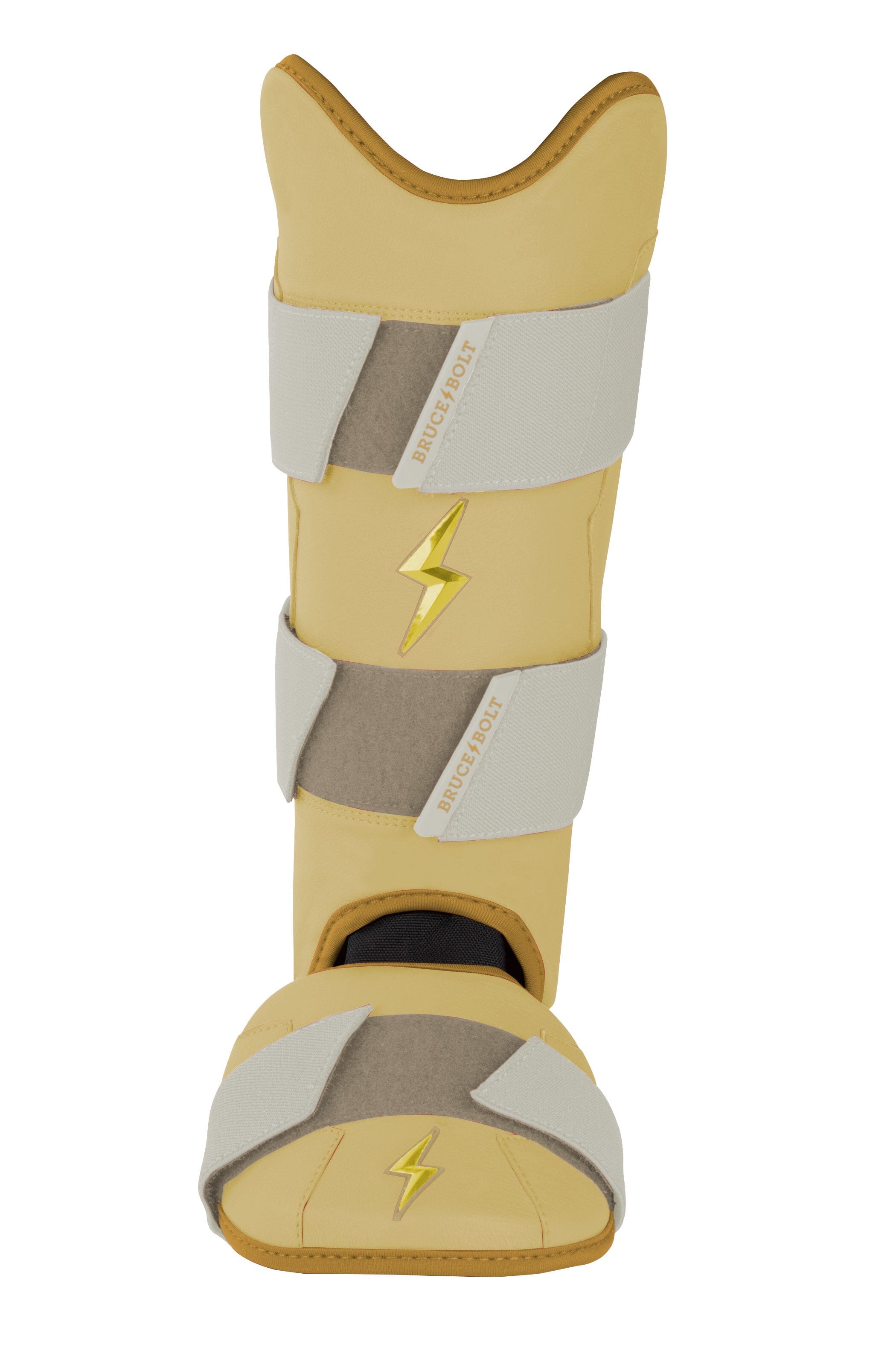 Baseball Leg & Ankle Guards with Moldable Shell & Shark Skin Grip | BRUCE BOLT Gold Series