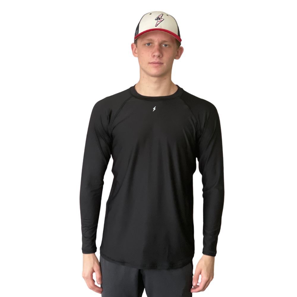Performance Long Sleeve T-Shirt with Moisture-Wicking & Reflective Logo | BRUCE BOLT