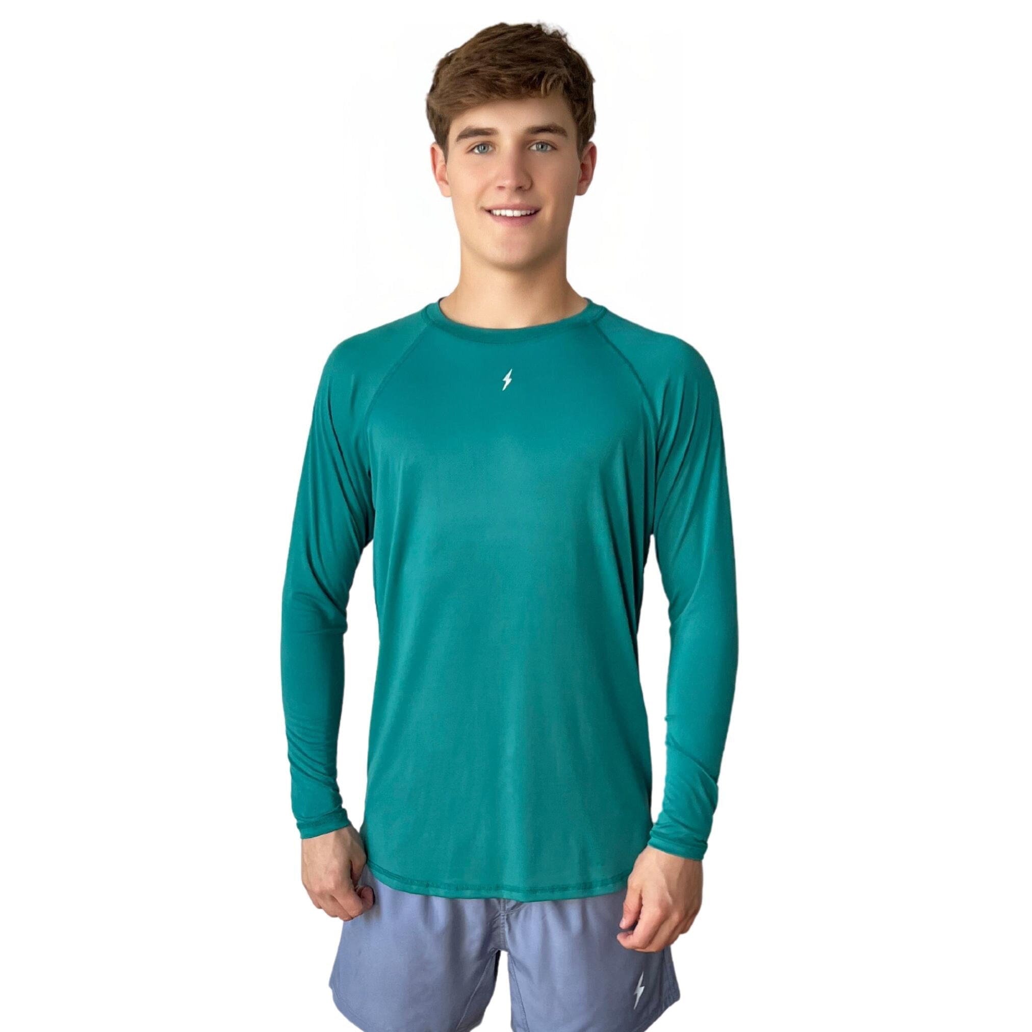 Performance Long Sleeve T-Shirt with Moisture-Wicking & Reflective Logo | BRUCE BOLT