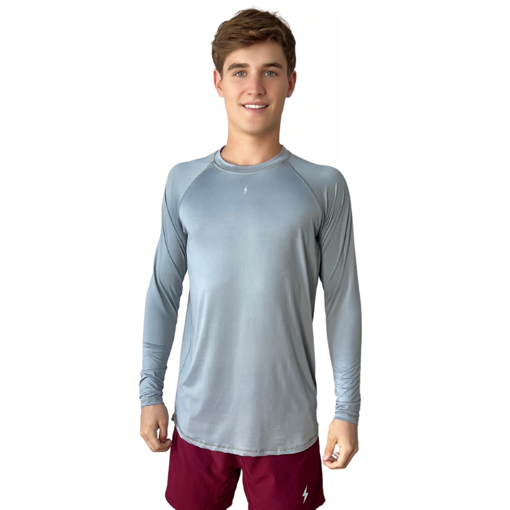 Performance Long Sleeve T-Shirt with Moisture-Wicking & Reflective Logo | BRUCE BOLT