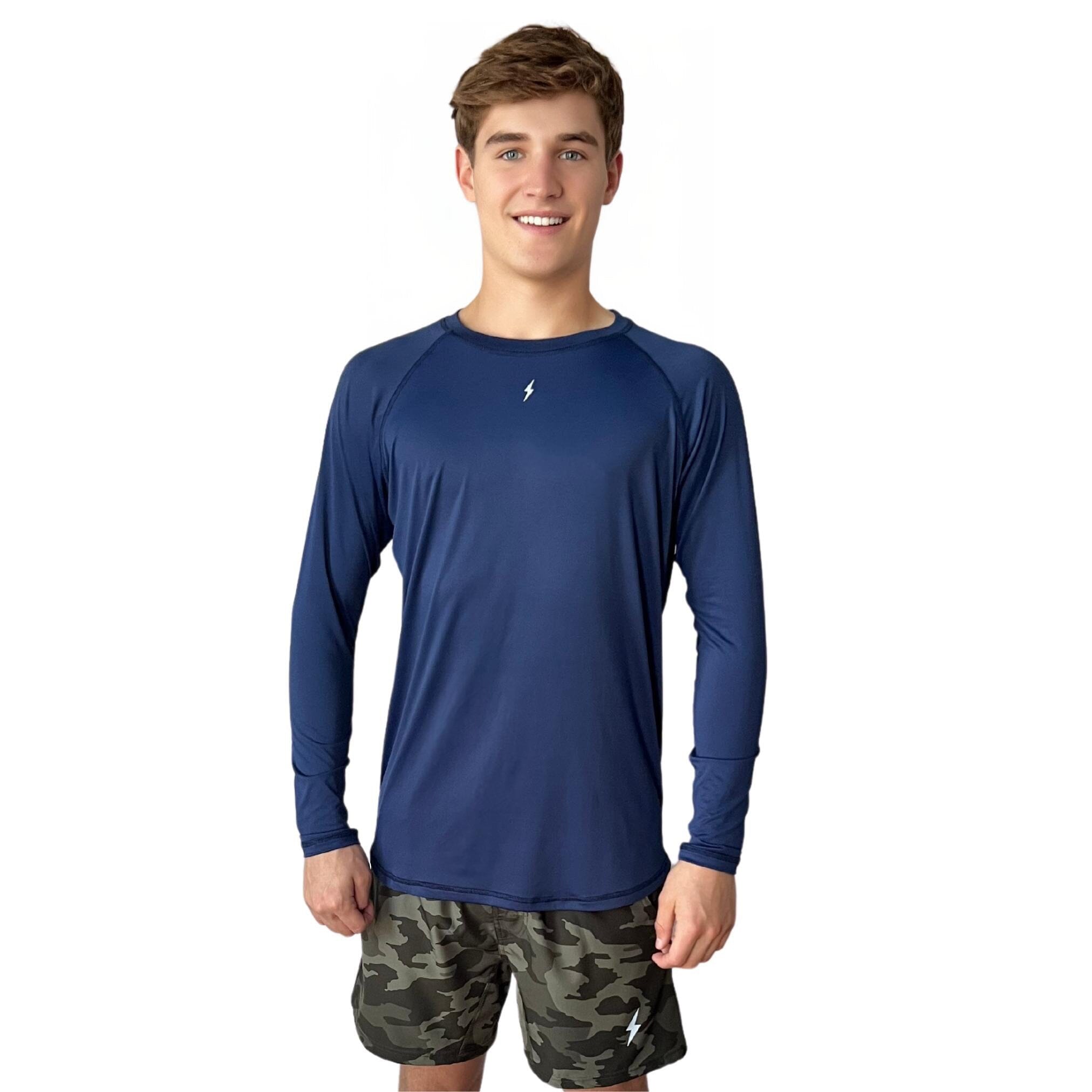 Performance Long Sleeve T-Shirt with Moisture-Wicking & Reflective Logo | BRUCE BOLT