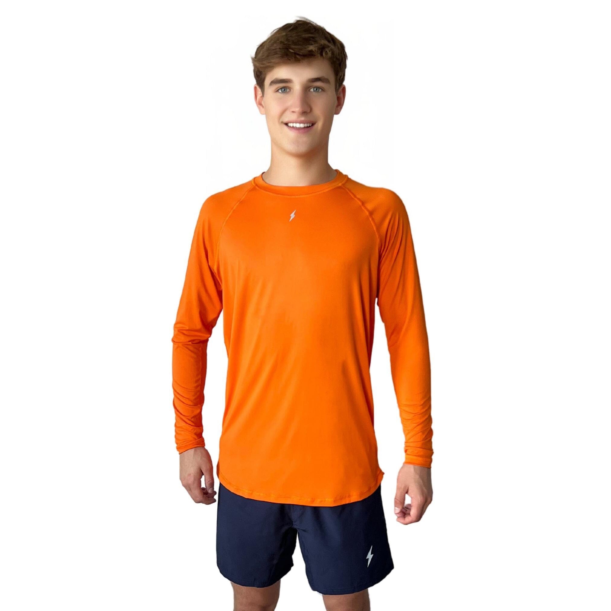 Performance Long Sleeve T-Shirt with Moisture-Wicking & Reflective Logo | BRUCE BOLT