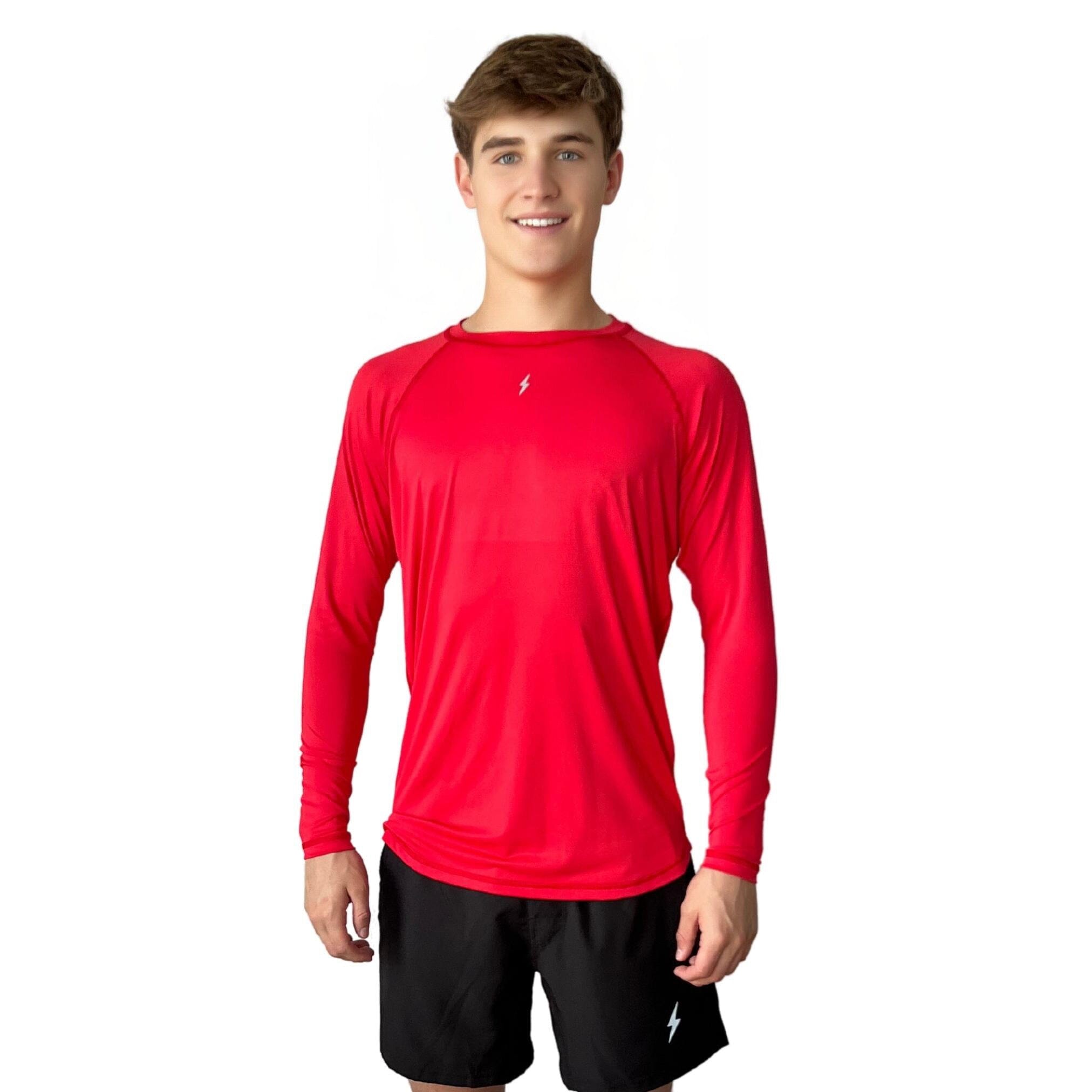 Performance Long Sleeve T-Shirt with Moisture-Wicking & Reflective Logo | BRUCE BOLT
