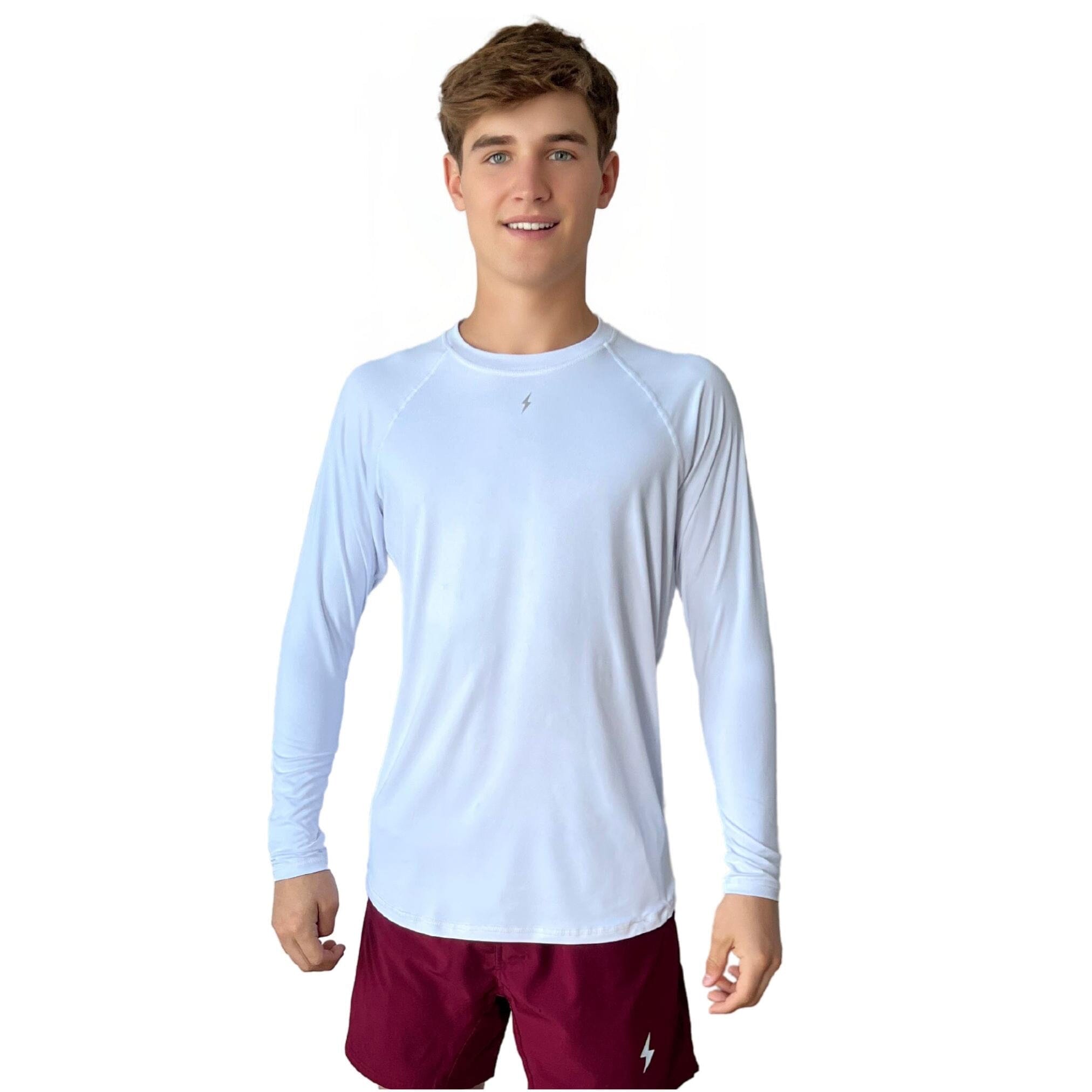 Performance Long Sleeve T-Shirt with Moisture-Wicking & Reflective Logo | BRUCE BOLT