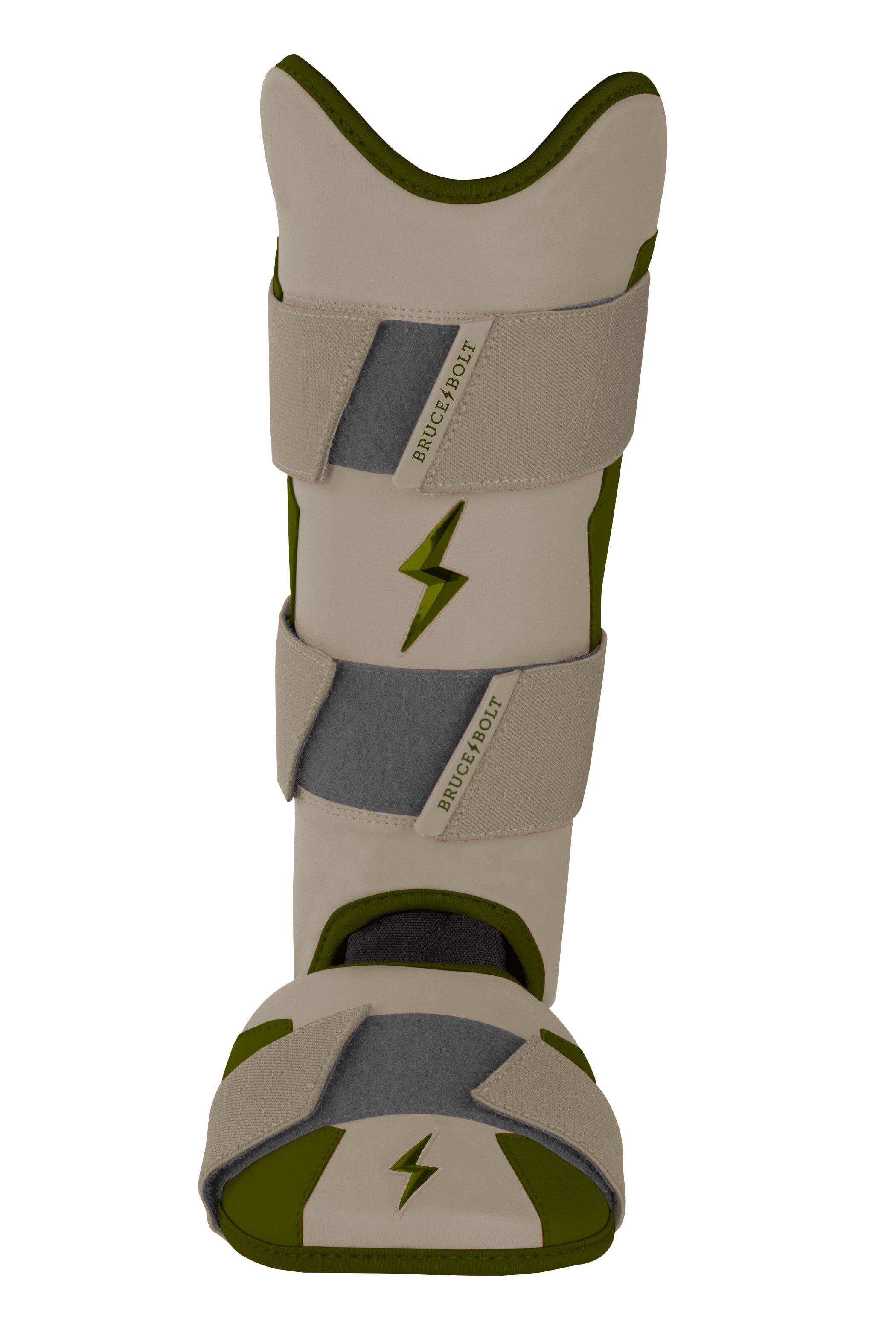 Baseball Leg Guard with Moldable Shell & Shark Skin Grip | BRUCE BOLT Patriot