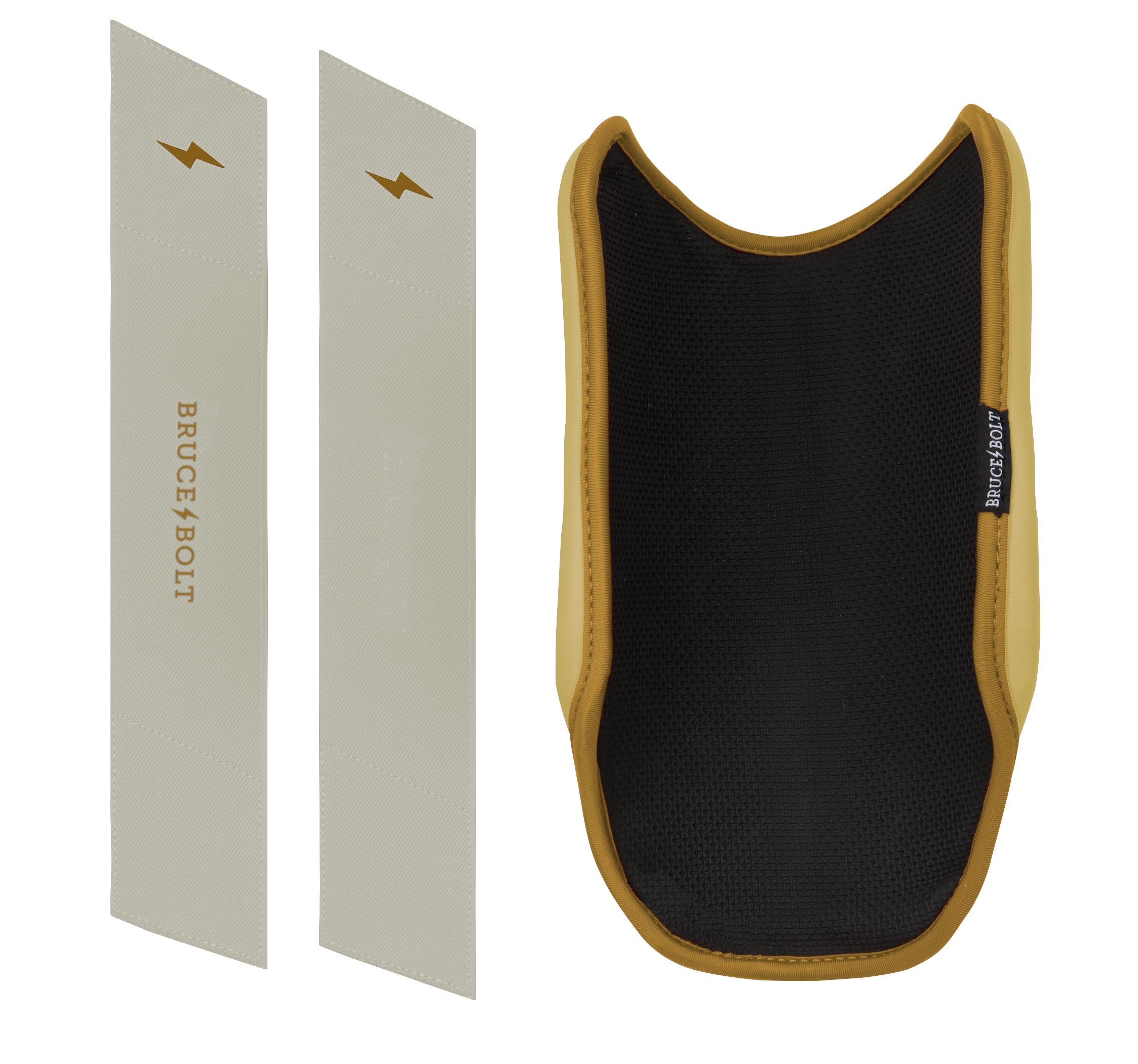 Premium Pro 9" Elbow Guard for Baseball | Bruce Bolt Gold