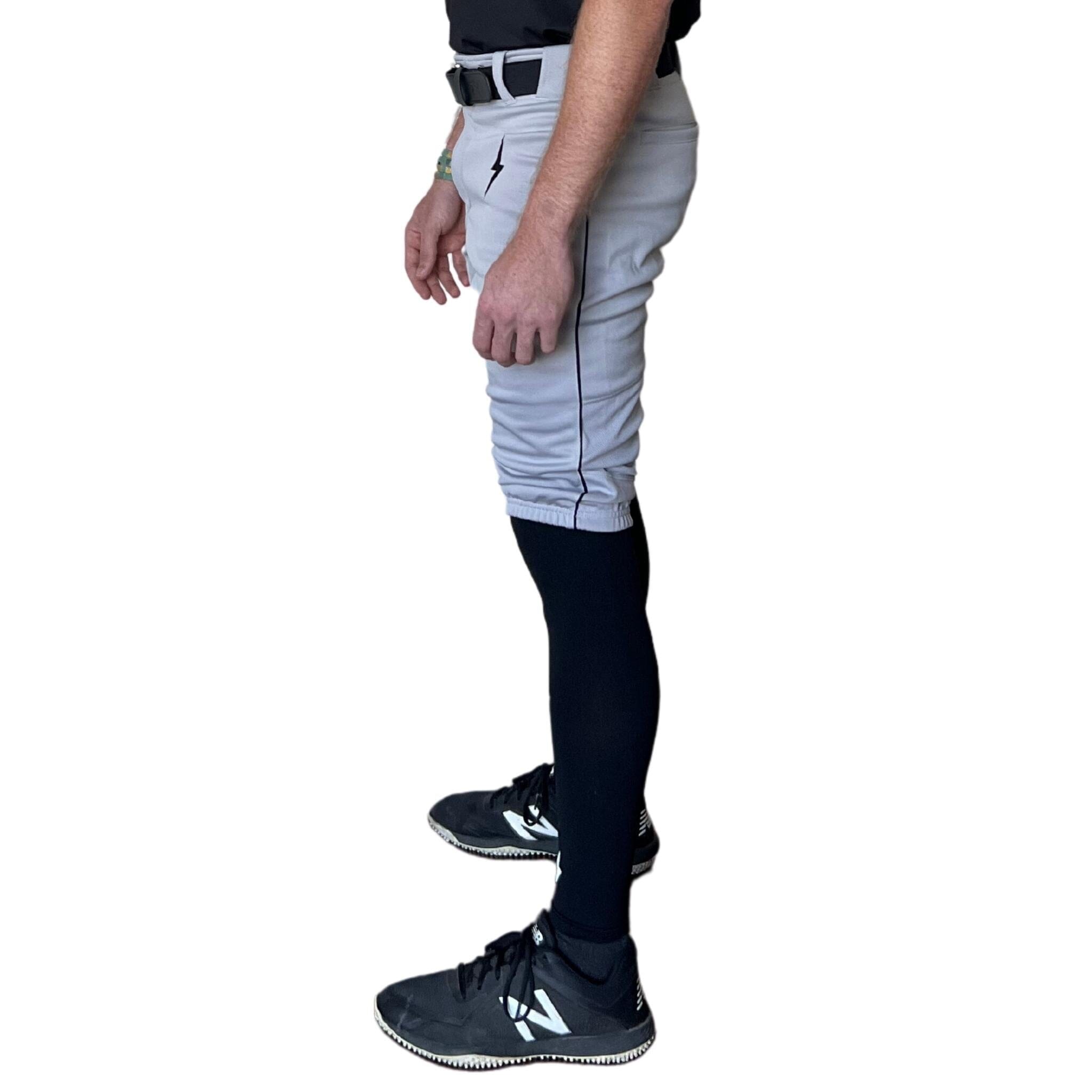 Premium Pro Baseball Shorts - Above the Knee Cut & Non-Slip Waistband | BRUCE BOLT
