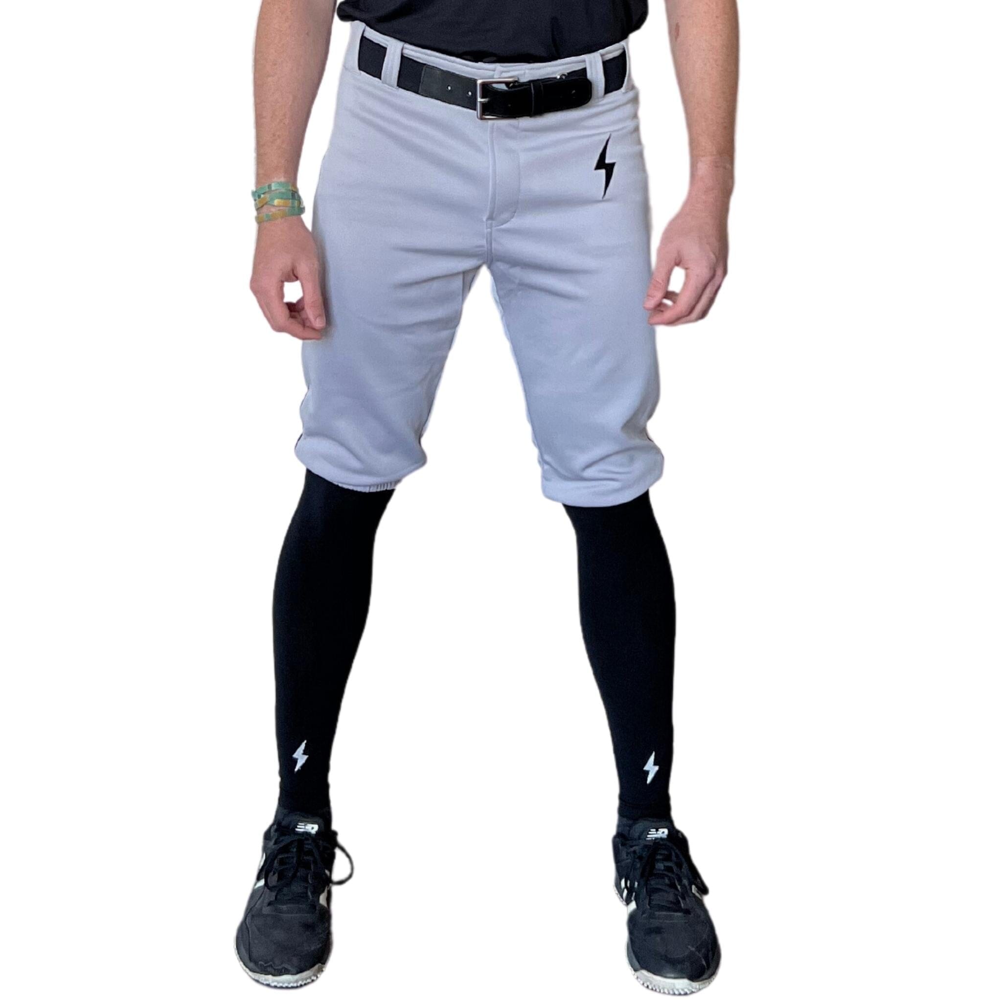 Premium Pro Baseball Shorts - Above the Knee Cut & Non-Slip Waistband | BRUCE BOLT