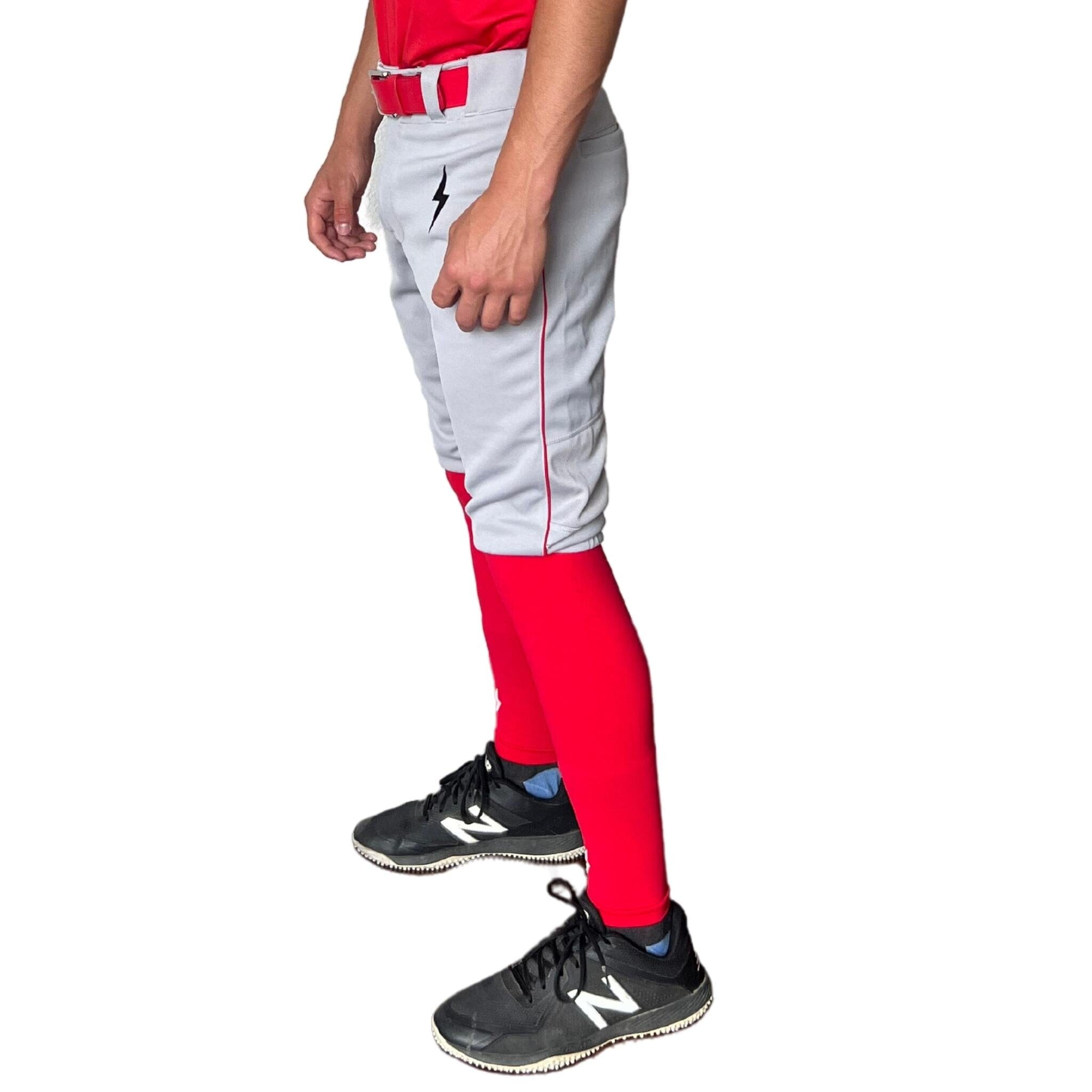 Premium Pro Baseball Shorts - Above-Knee Cut & Non-Slip Waistband | BRUCE BOLT