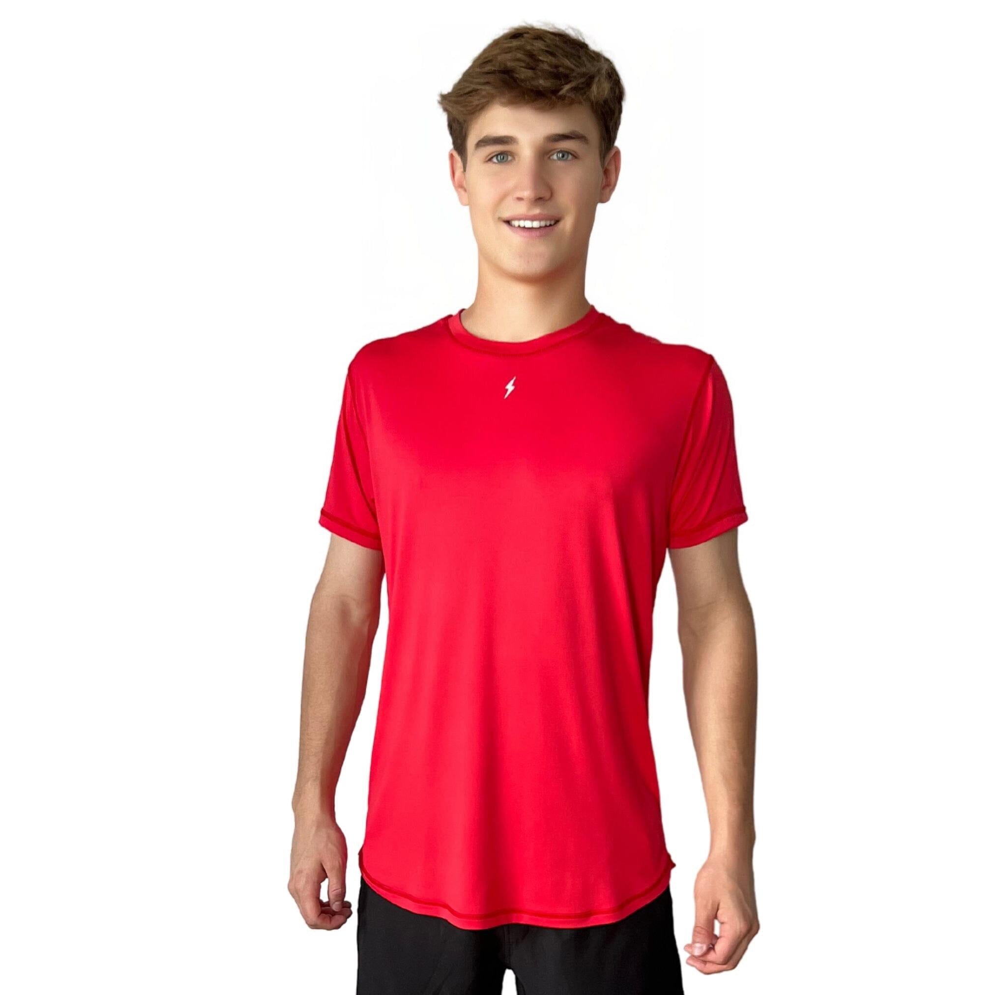 Performance T-Shirt with Moisture-Wicking & Reflective Logo | BRUCE BOLT