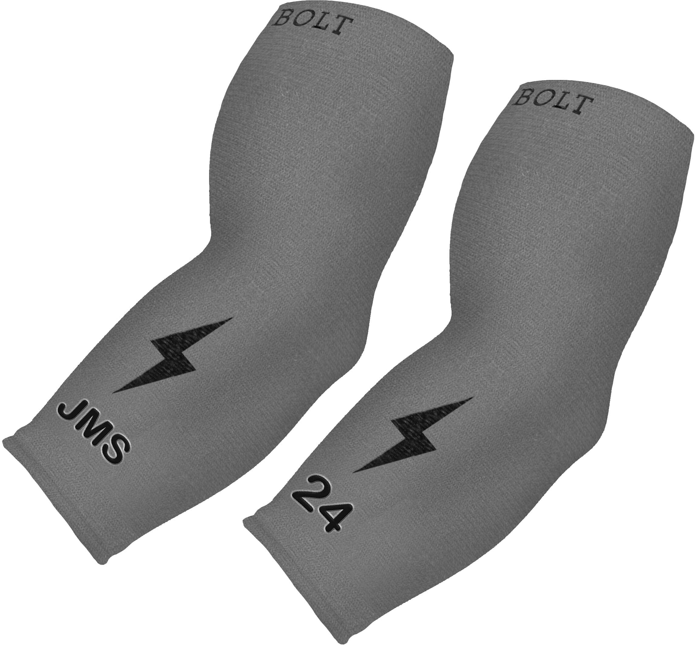 Graduated Compression Arm Sleeve 3/4 Length | Bruce Bolt Grey