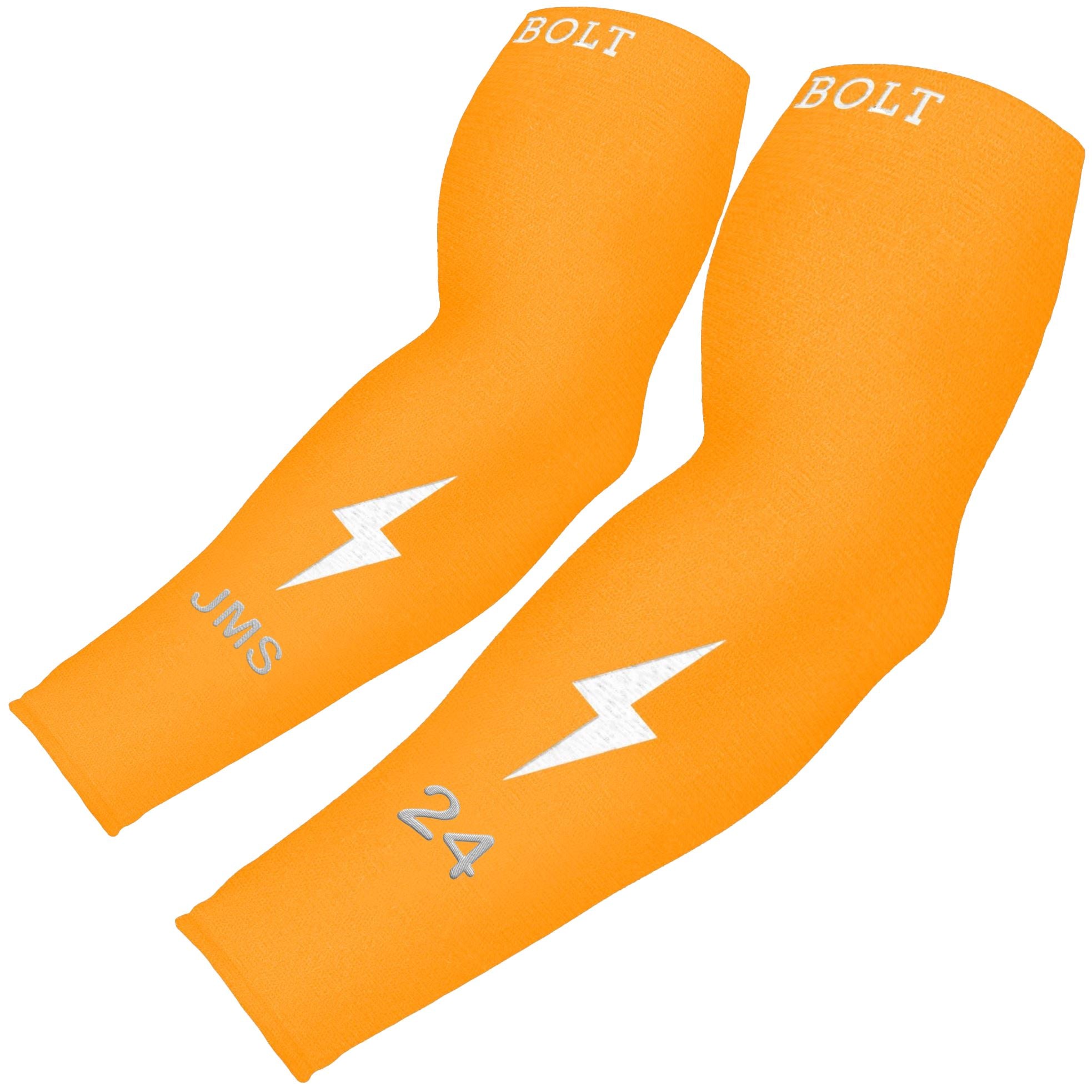 Graduated Compression Arm Sleeve - Neon Orange | BRUCE BOLT