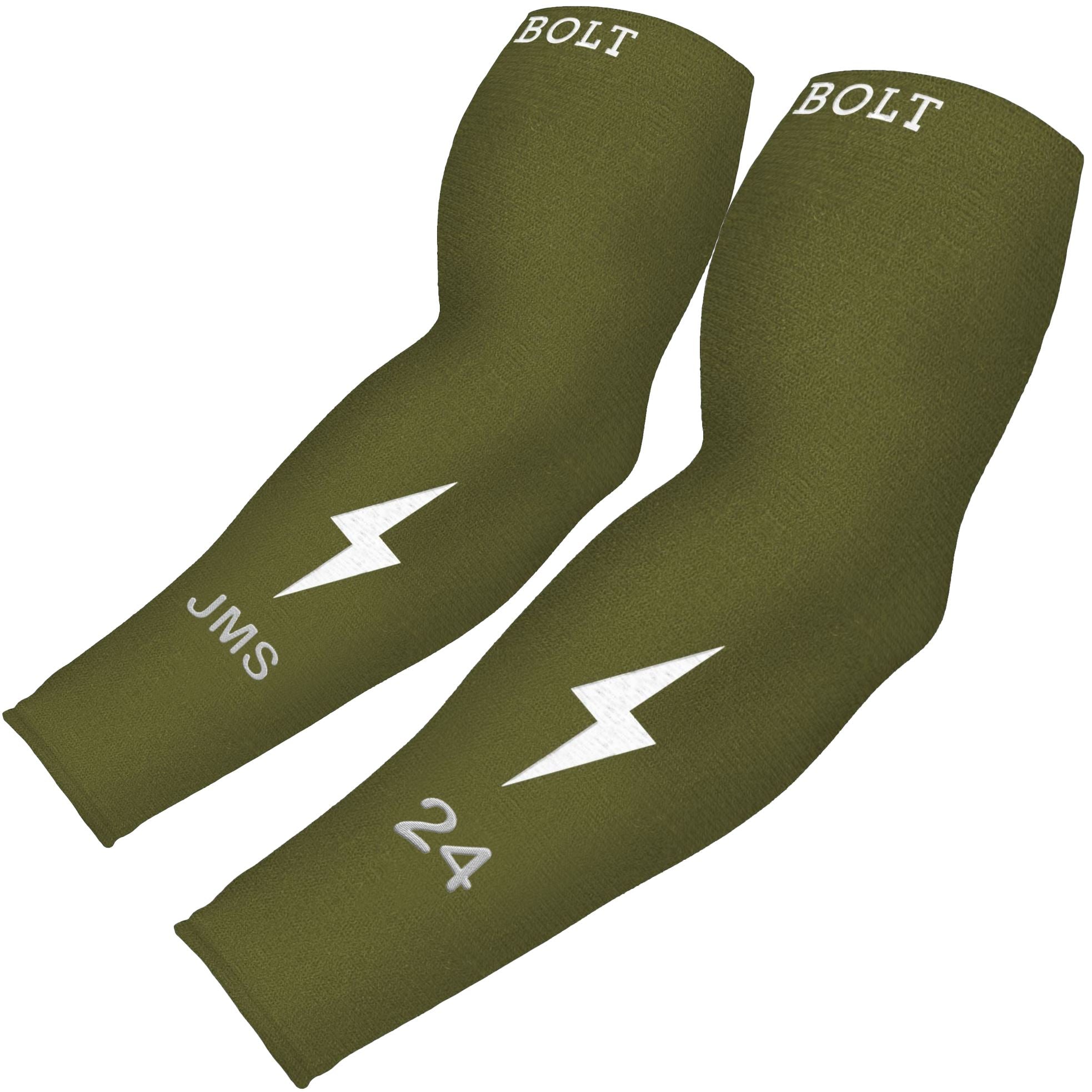 Compression Arm Sleeve for Sports & Recovery | BRUCE BOLT Olive