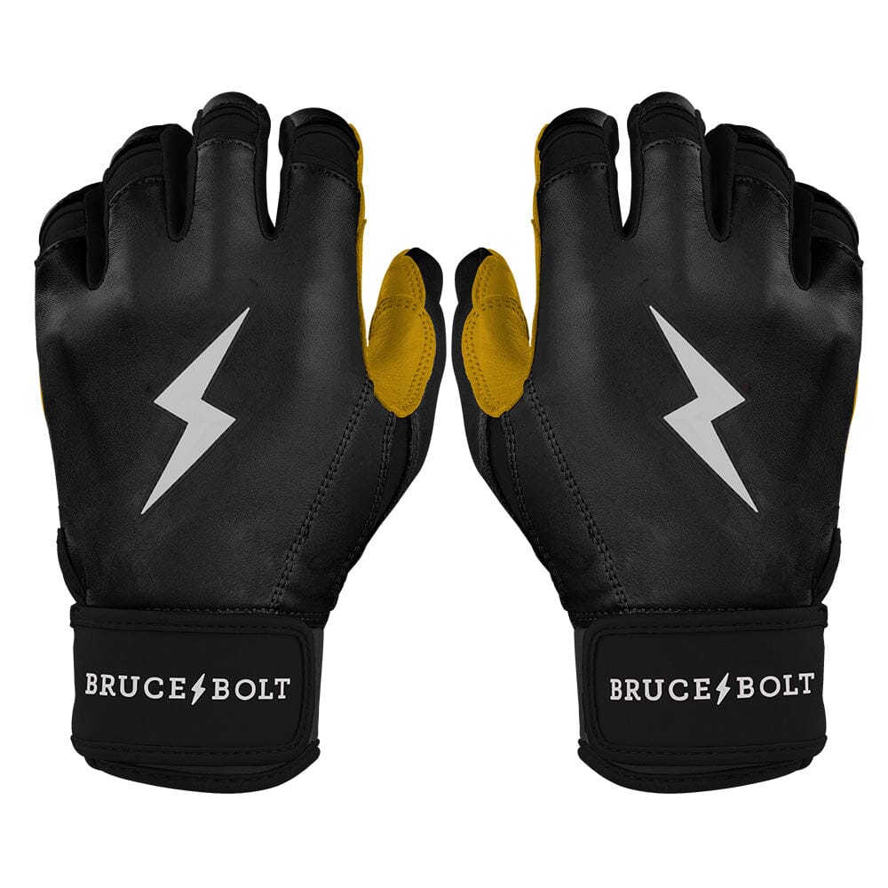 Premium Pro Short Cuff Batting Gloves with Reinforced Palm | Bruce Bolt
