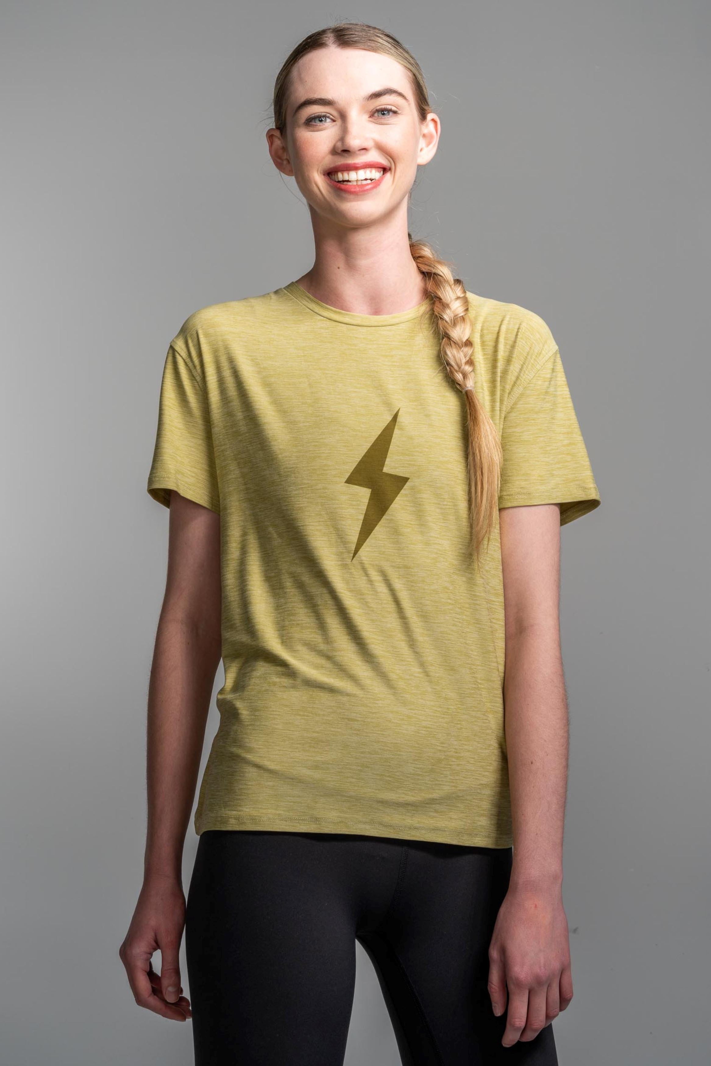 SuperSoft Women's T-Shirt for Gym & Casual Wear | BOLT Leek Green