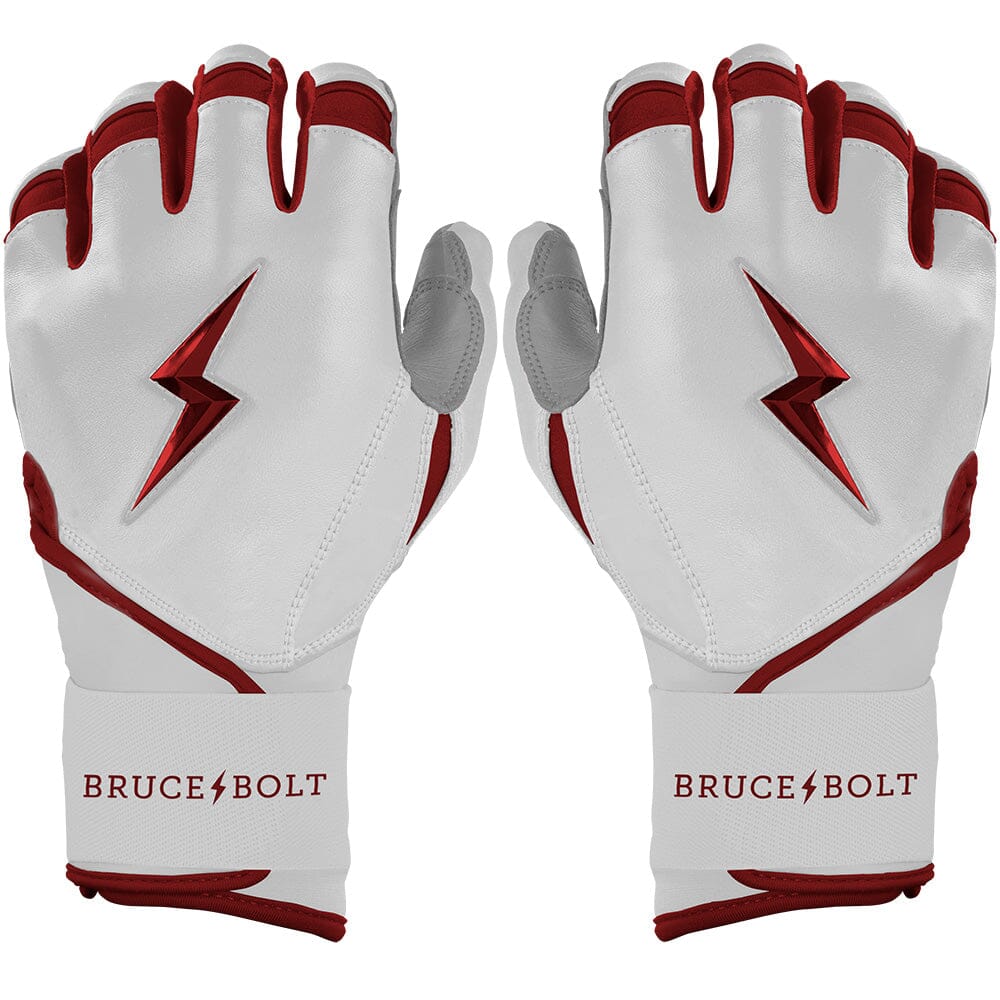 Premium Long Cuff Batting Gloves with Double Reinforced Palm | Bruce Bolt