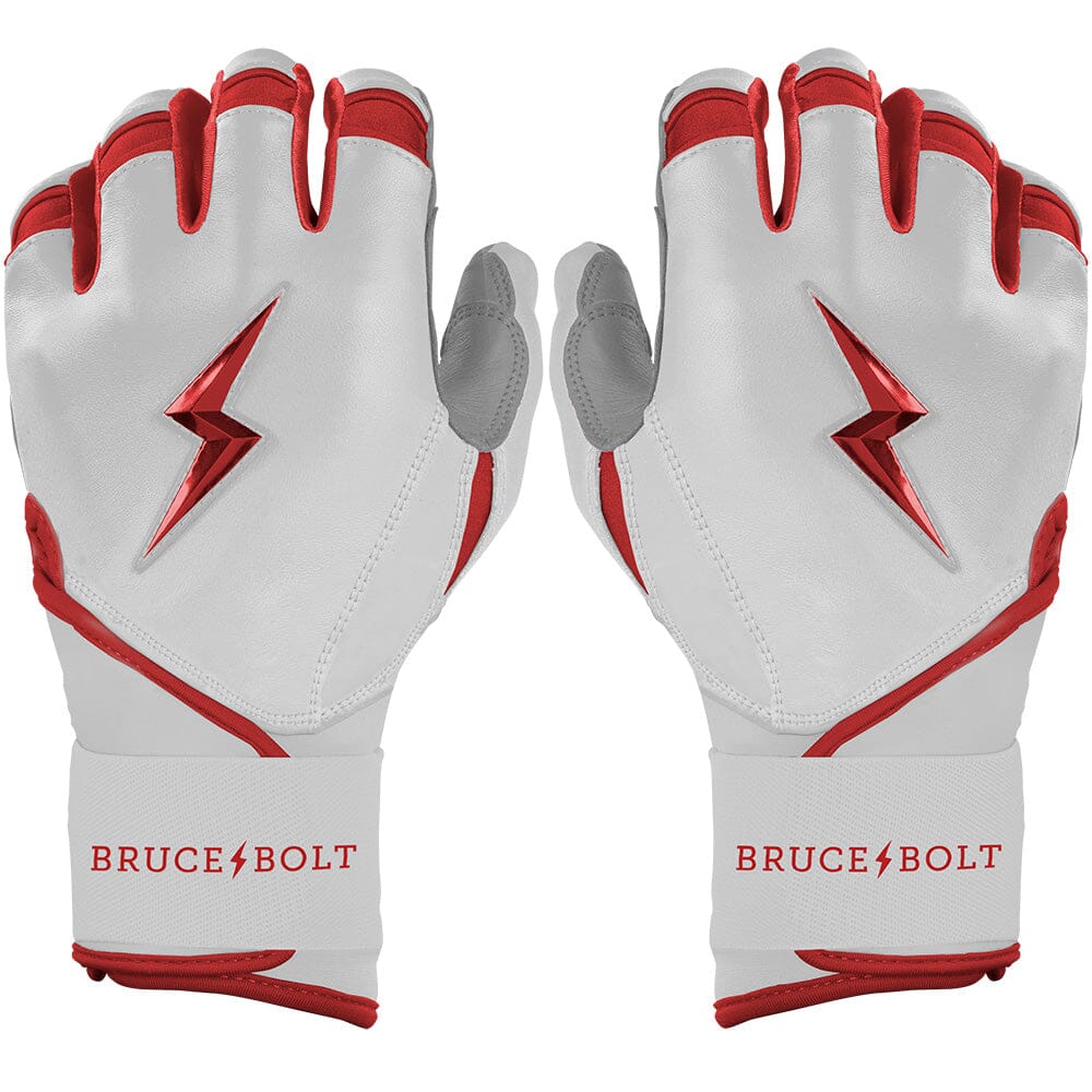 Premium Long Cuff Batting Gloves with Reinforced Palm | Bruce Bolt