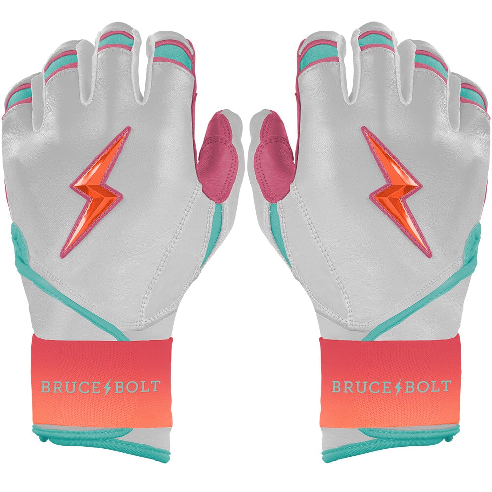 Premium Long Cuff Batting Gloves with Double Reinforced Palm | SUNRISE
