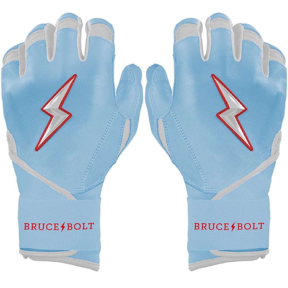 Premium Long Cuff Batting Gloves with Double Reinforced Palm | Bruce Bolt