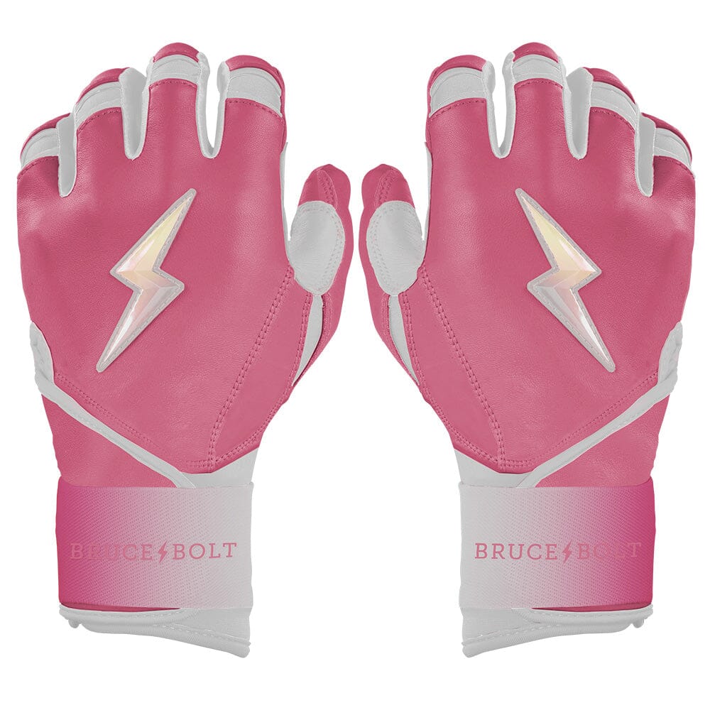 Premium Long Cuff Batting Gloves for Baseball & Softball | Bruce Bolt Pro Series